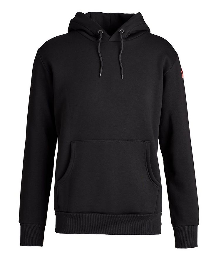 2 Points Print Cotton Hoodie image 1