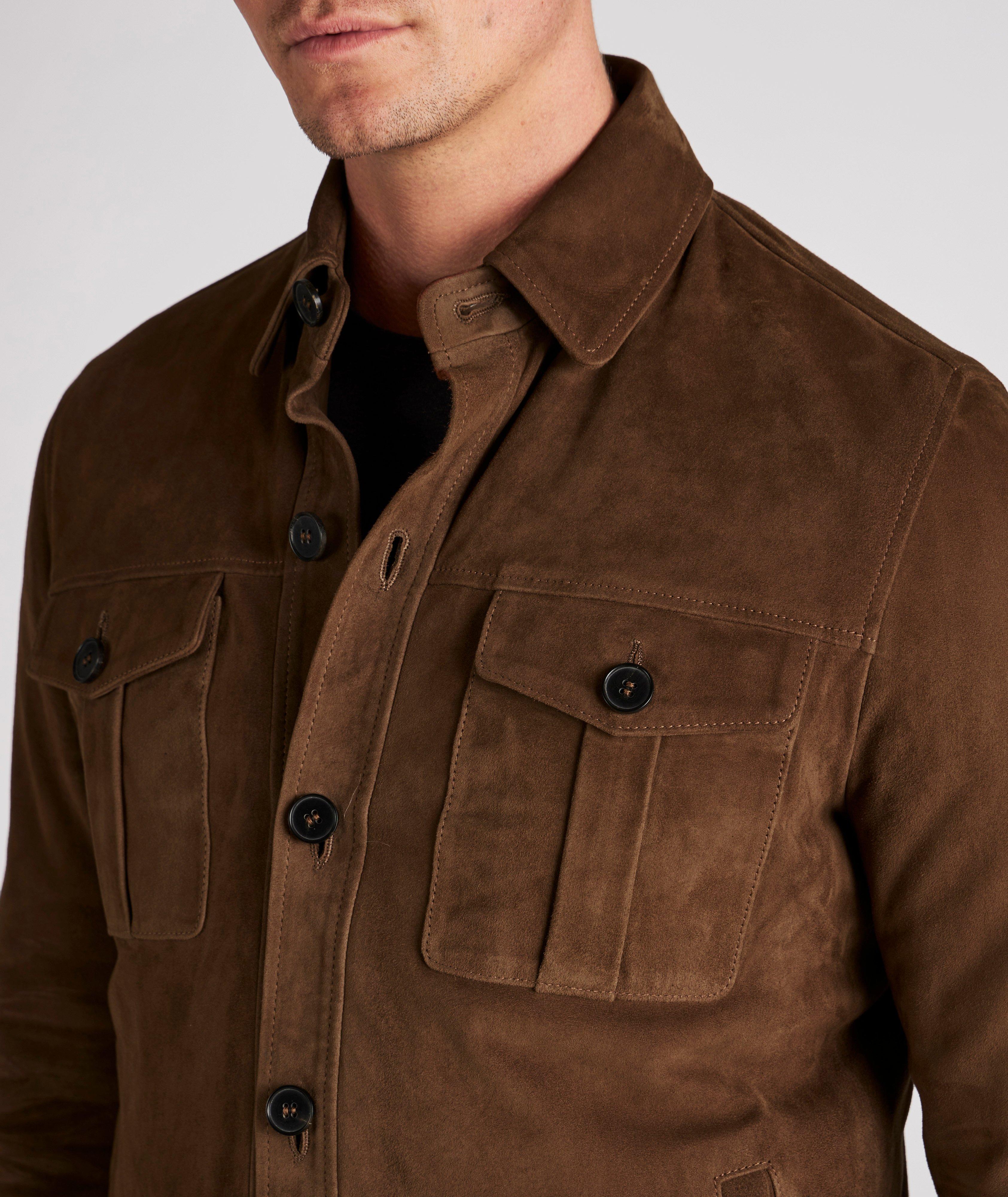 Goat Suede Overshirt image 3
