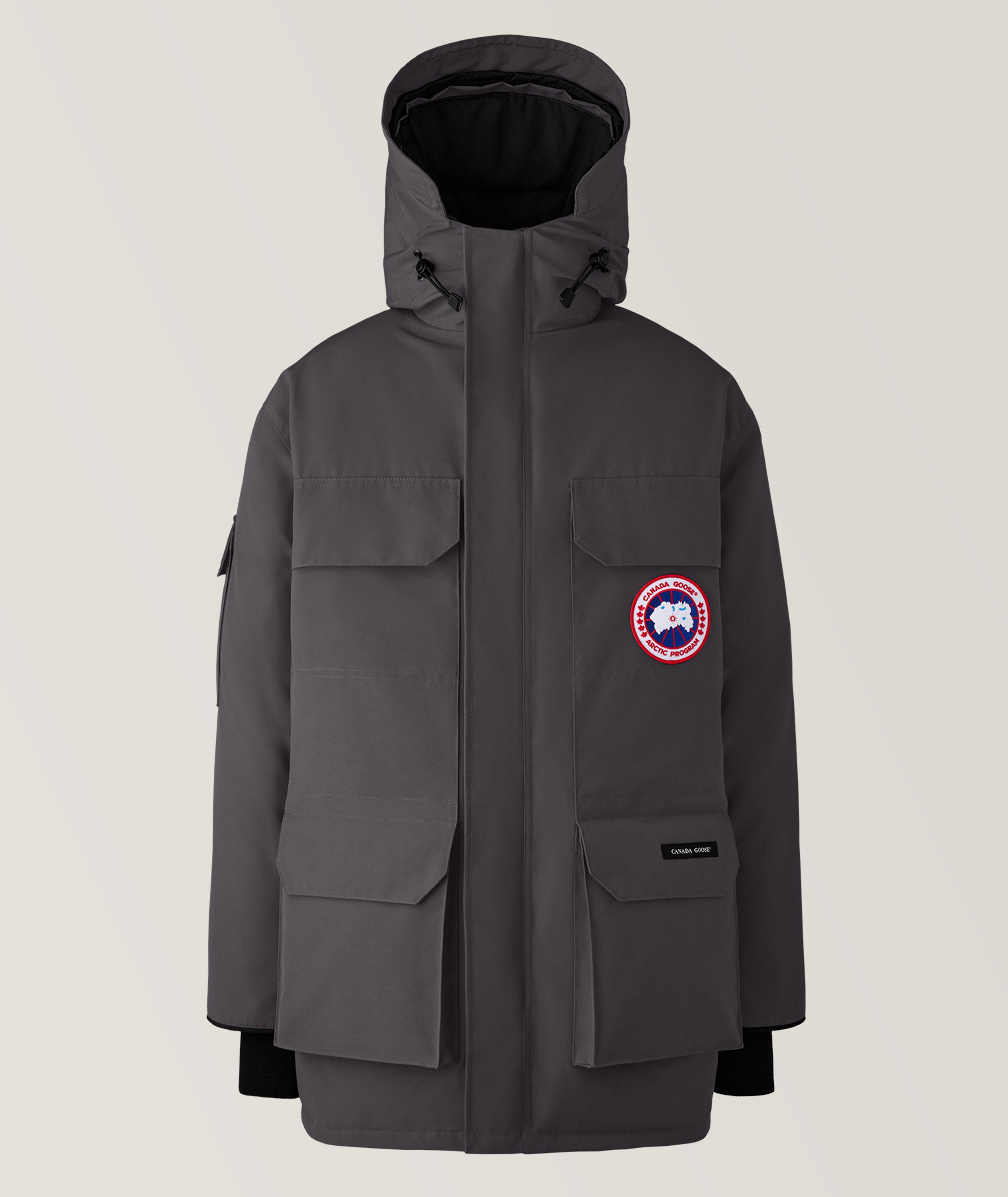 The long cheap dark expedition parka