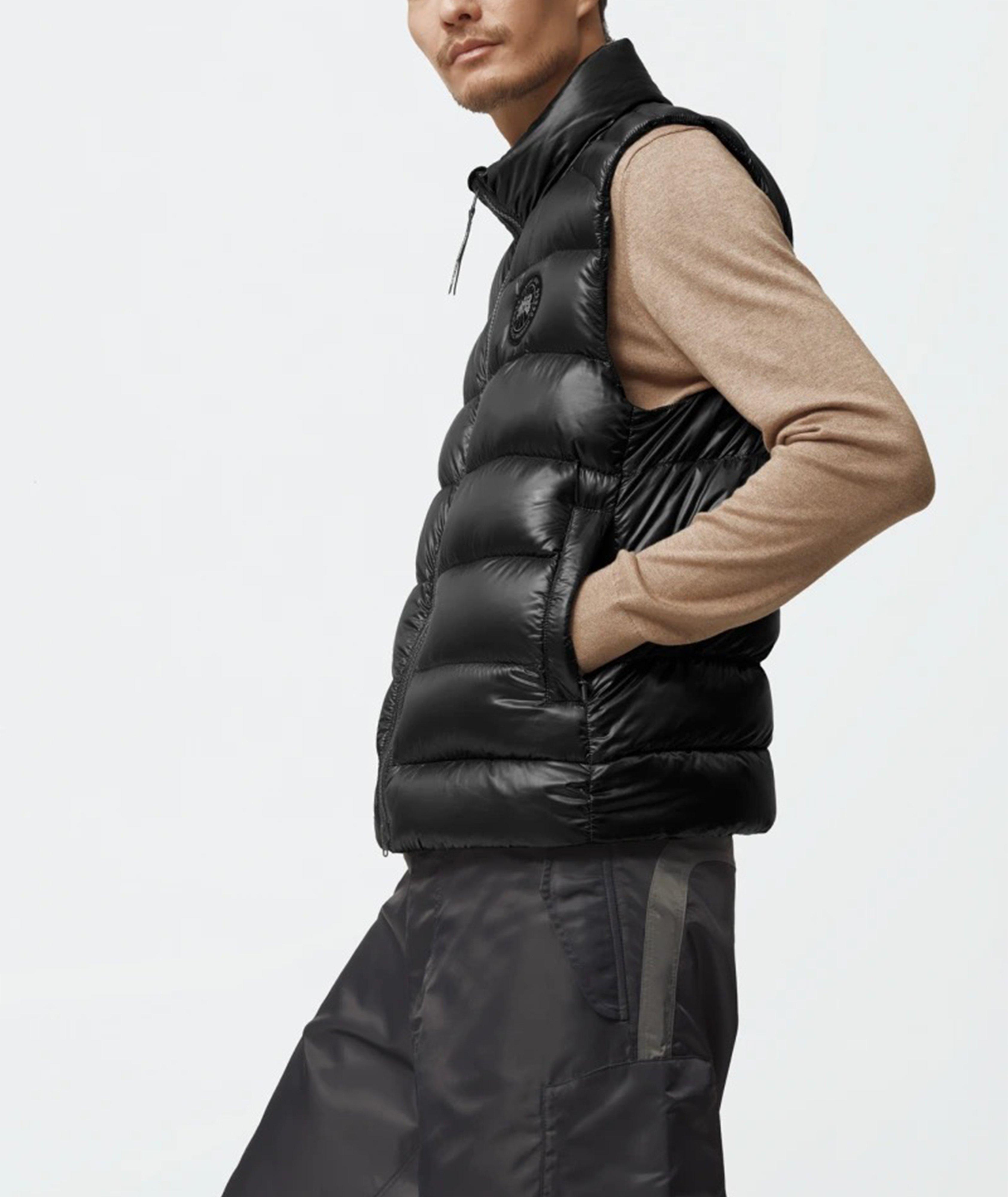 Black Down vest with logo Canada Goose - Vitkac Canada