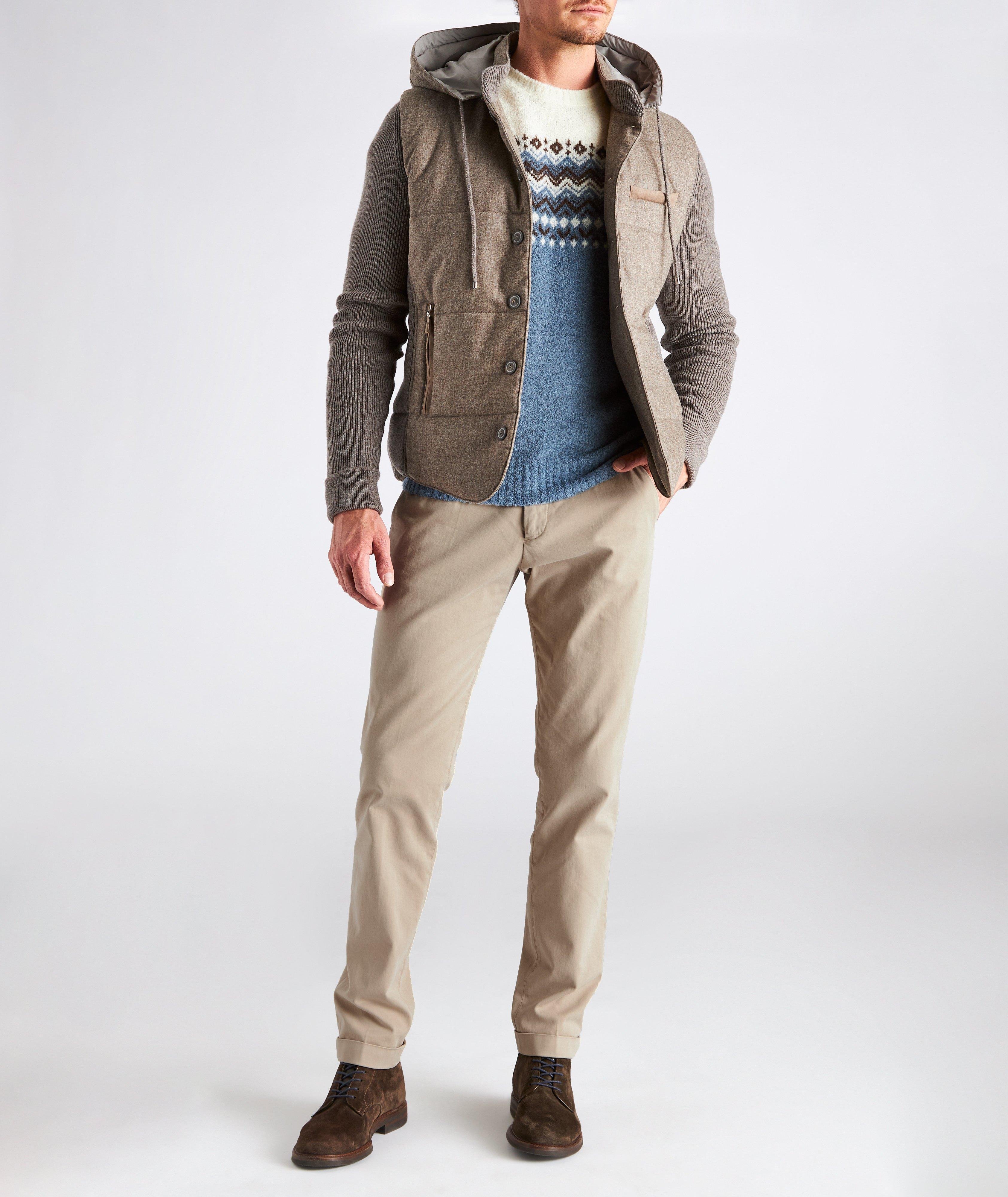 Stretch Jersey Cotton Chinos image 1