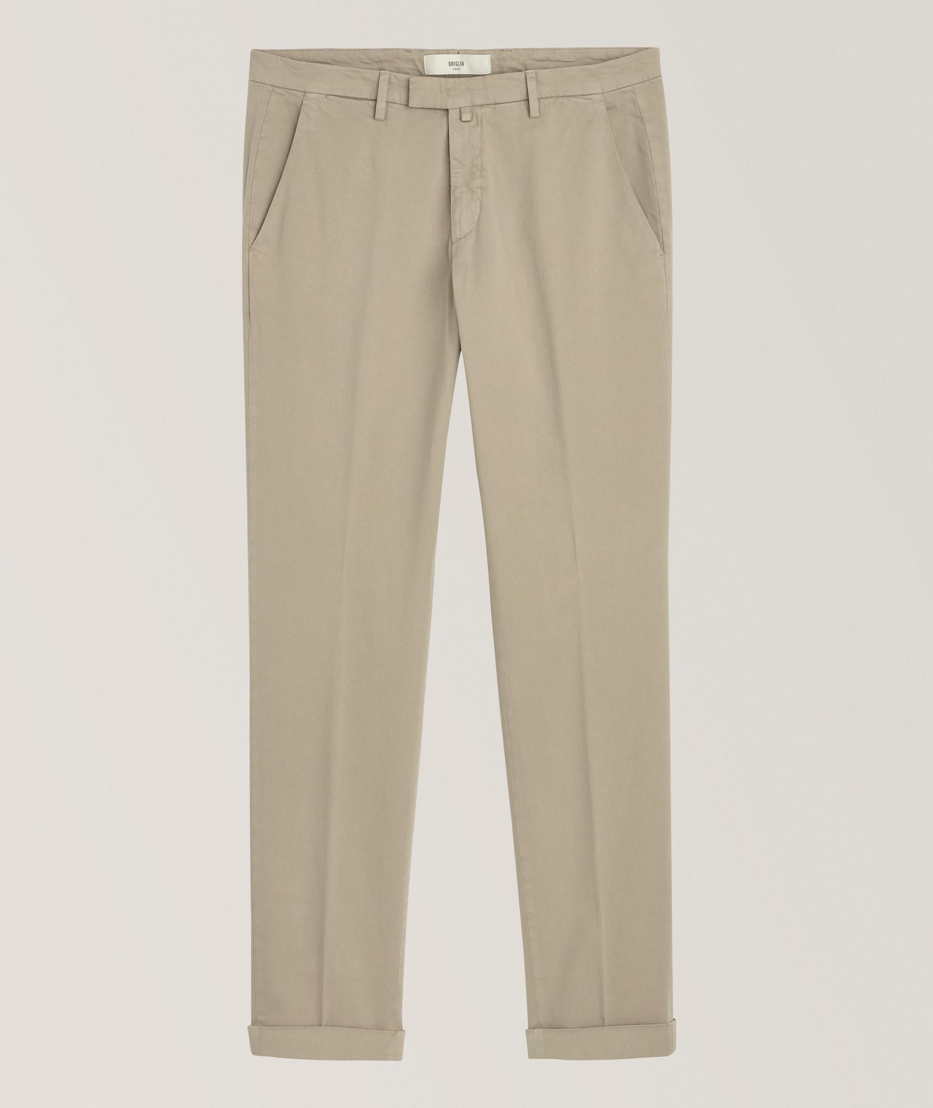 Stretch Jersey Cotton Chinos image 0