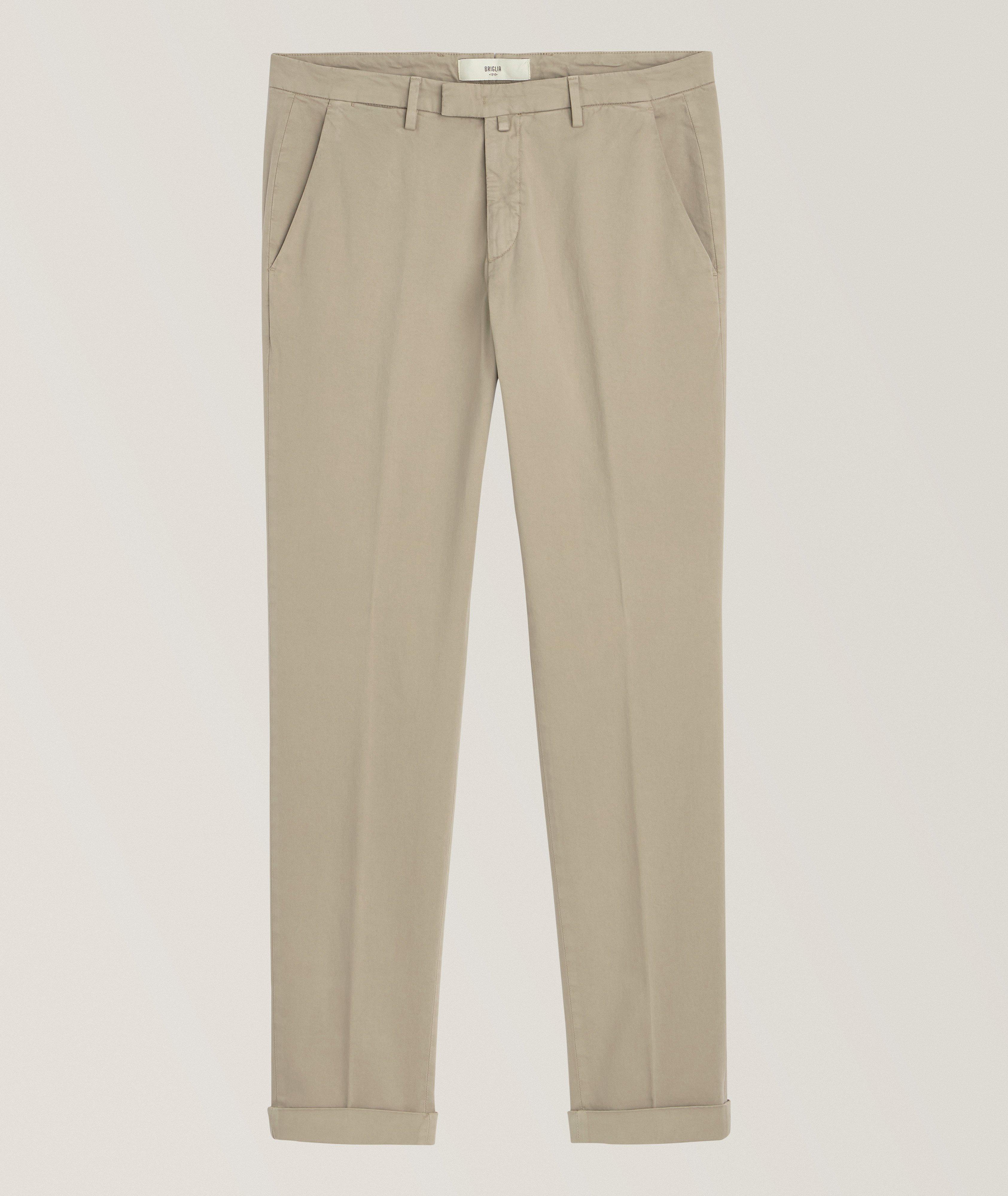 Stretch Jersey Cotton Chinos image 0