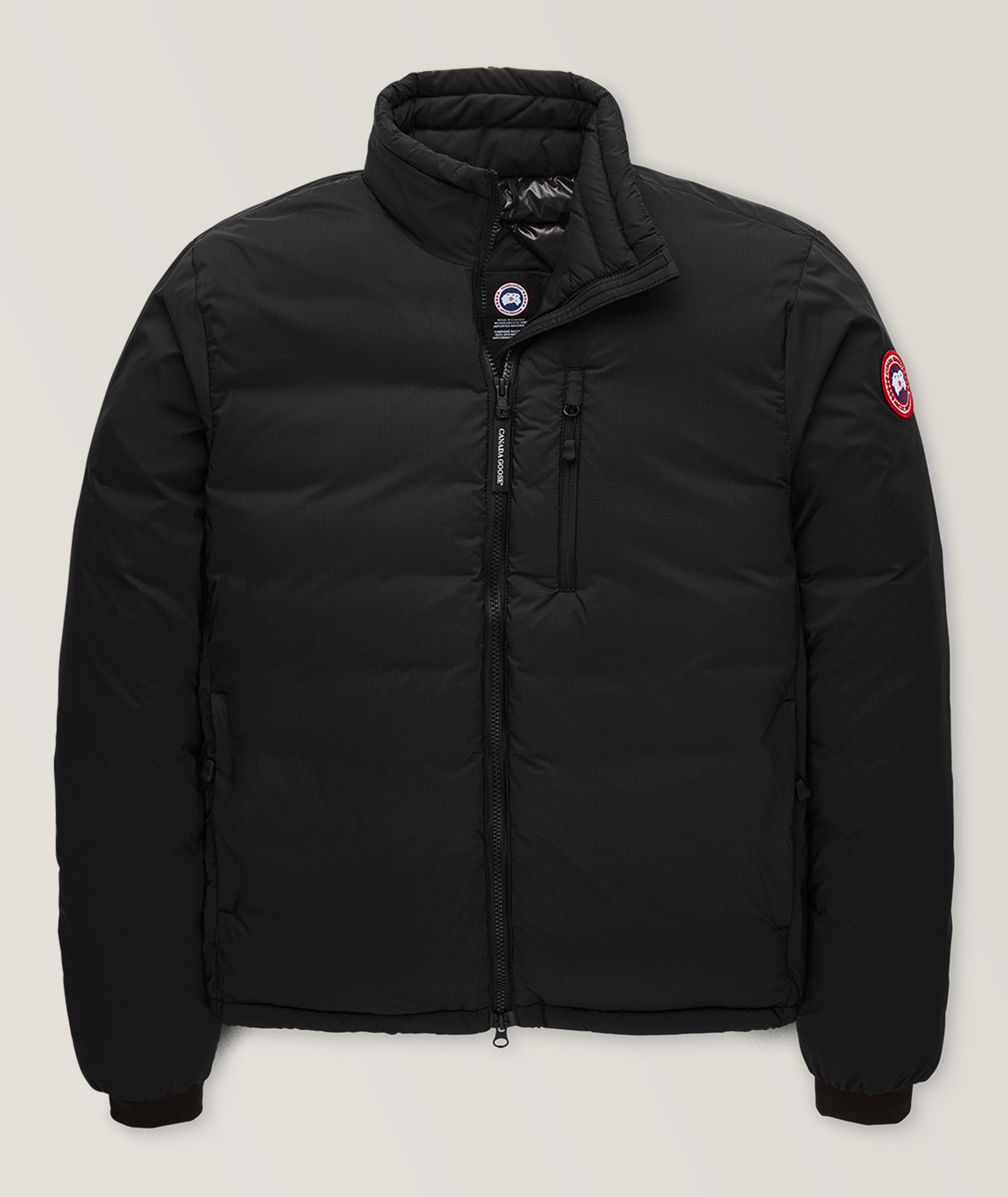 Canada goose logo shop patch lodge jacket