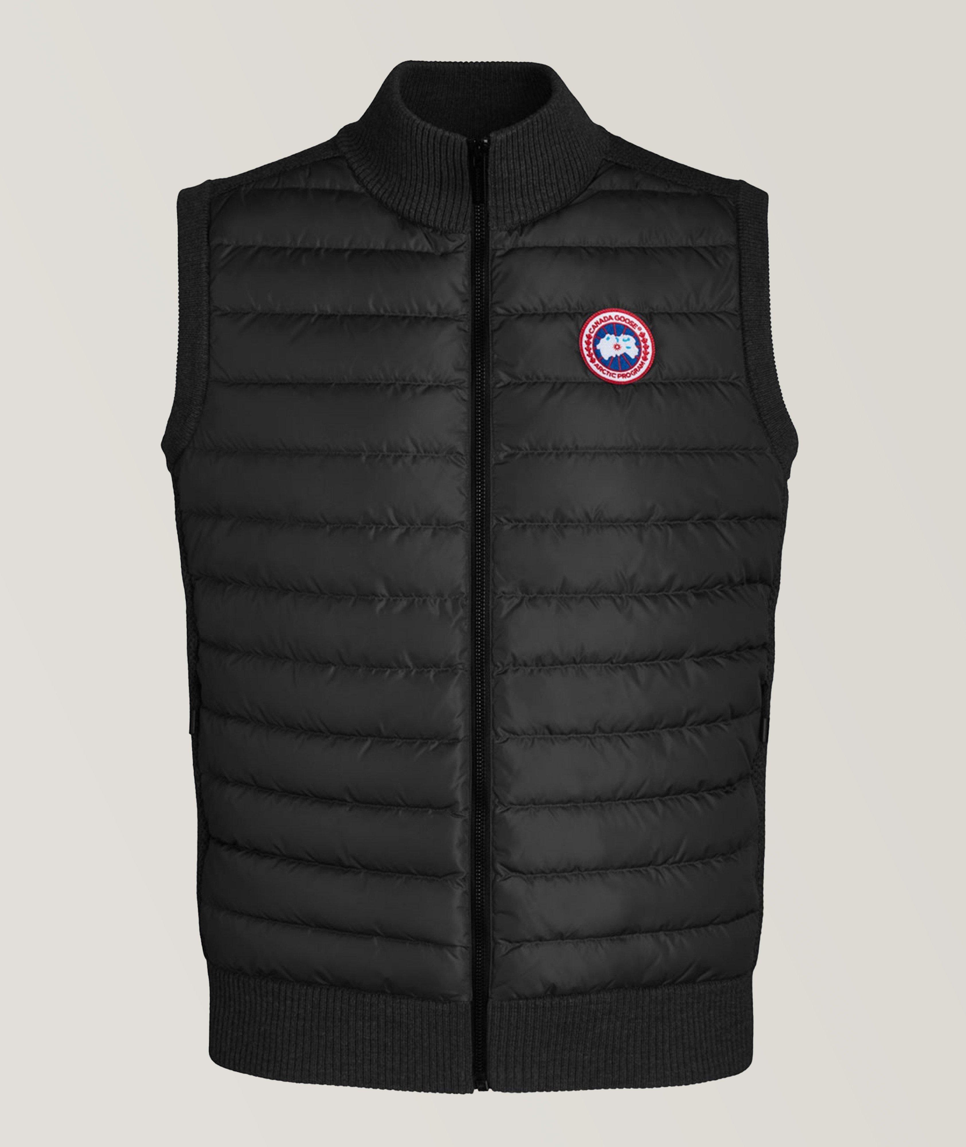 Canada goose hybridge knit hotsell puffer-front jacket