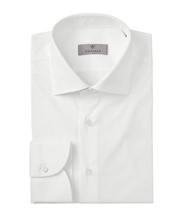 Slim Fit Cotton-Blend Dress Shirt image 0
