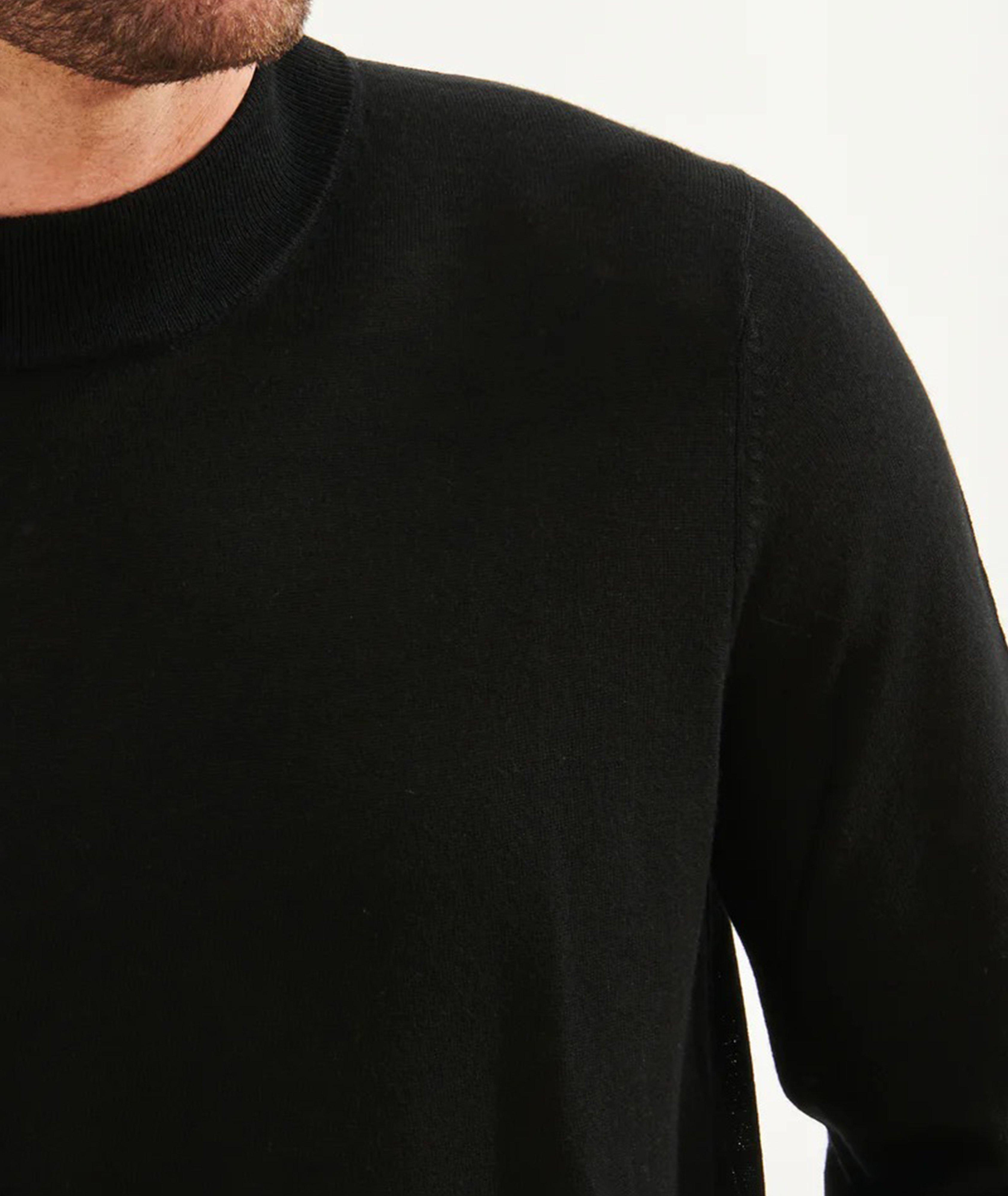 Extra-Fine Merino Wool Mockneck Sweater image 2