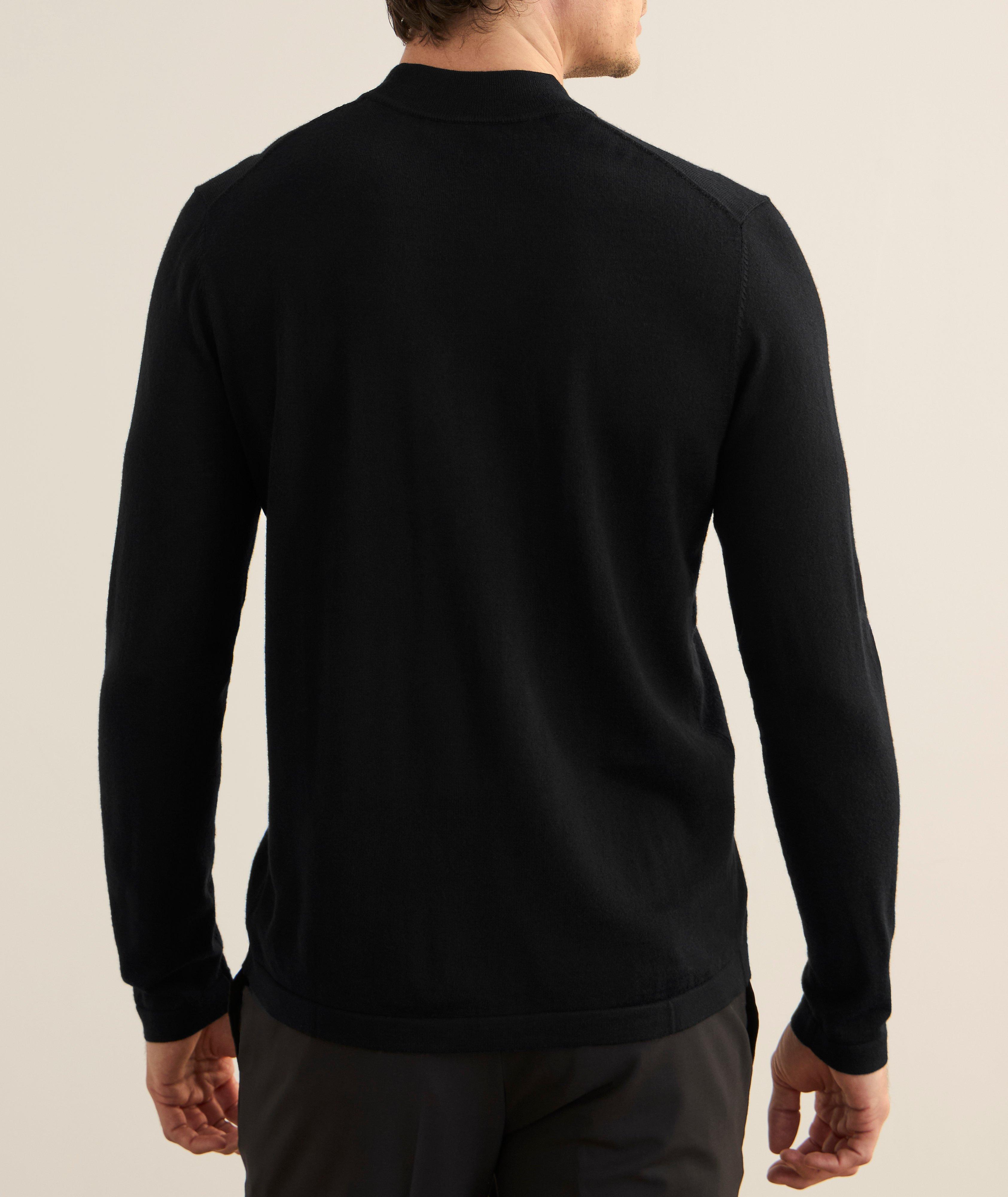 Extrafine Merino Wool Mock Neck Sweater image 4