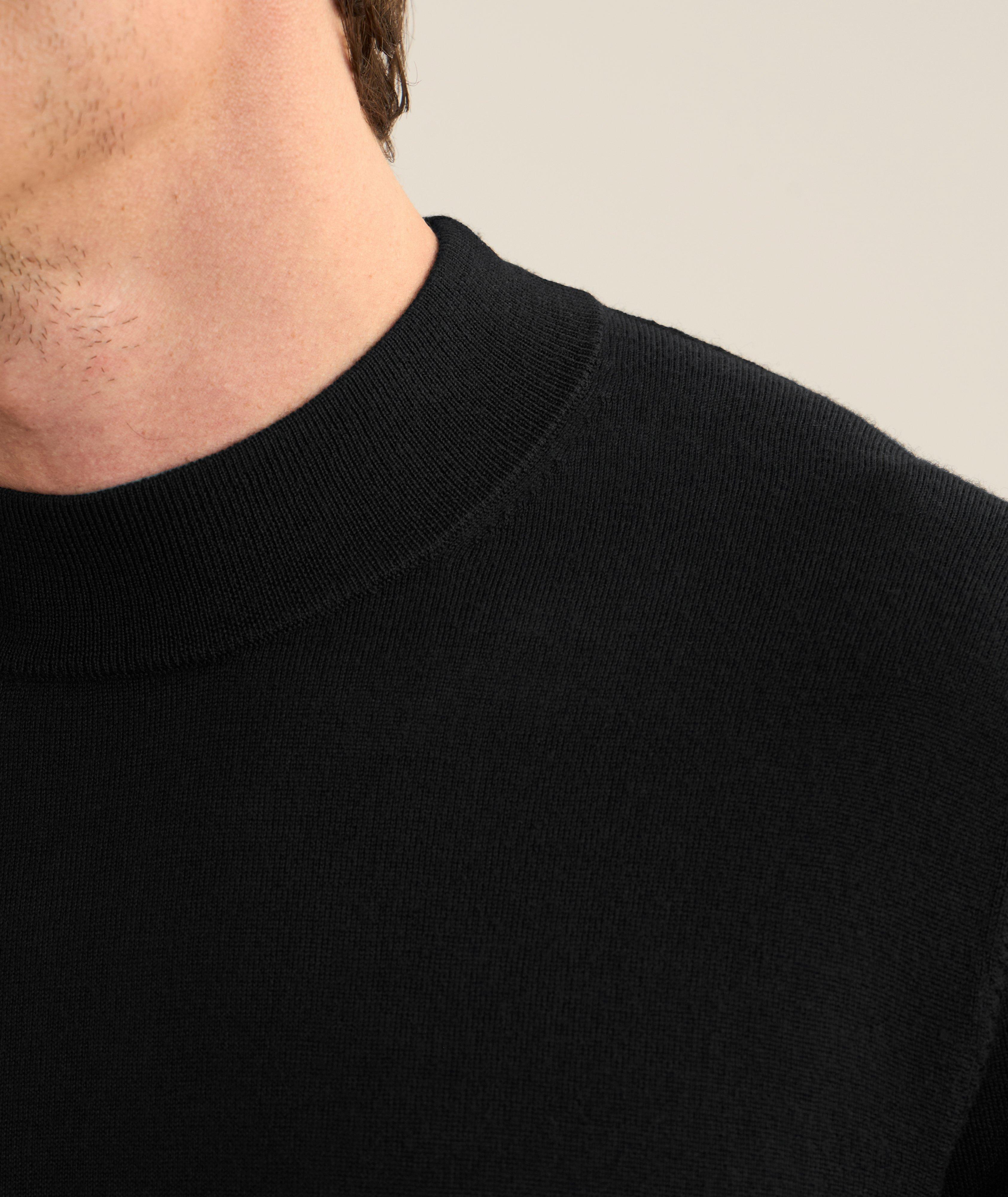 Extrafine Merino Wool Mock Neck Sweater image 5