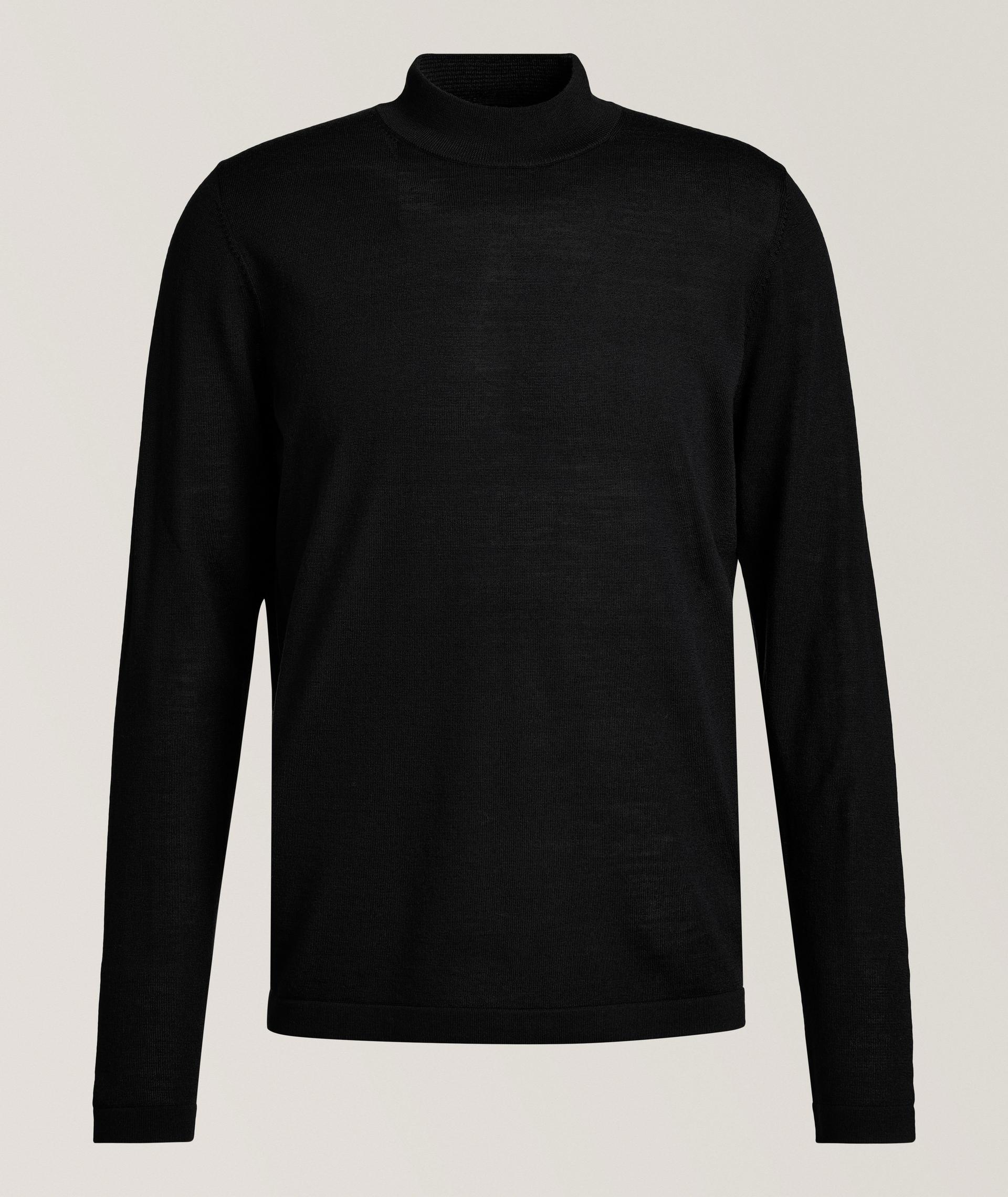 Extrafine Merino Wool Mock Neck Sweater image 0