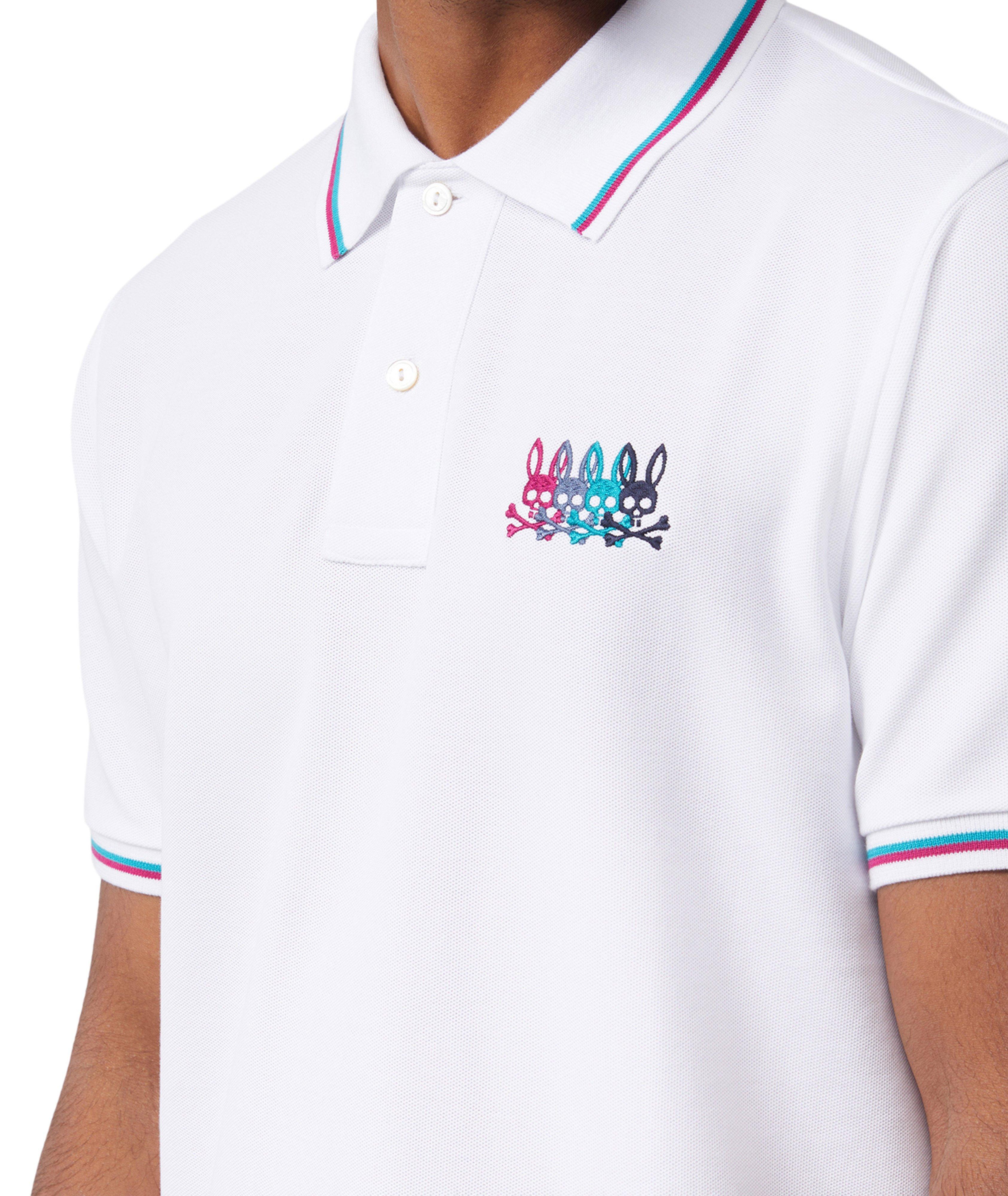 Lafayette Embroidered Stripe Collar Polo image 3