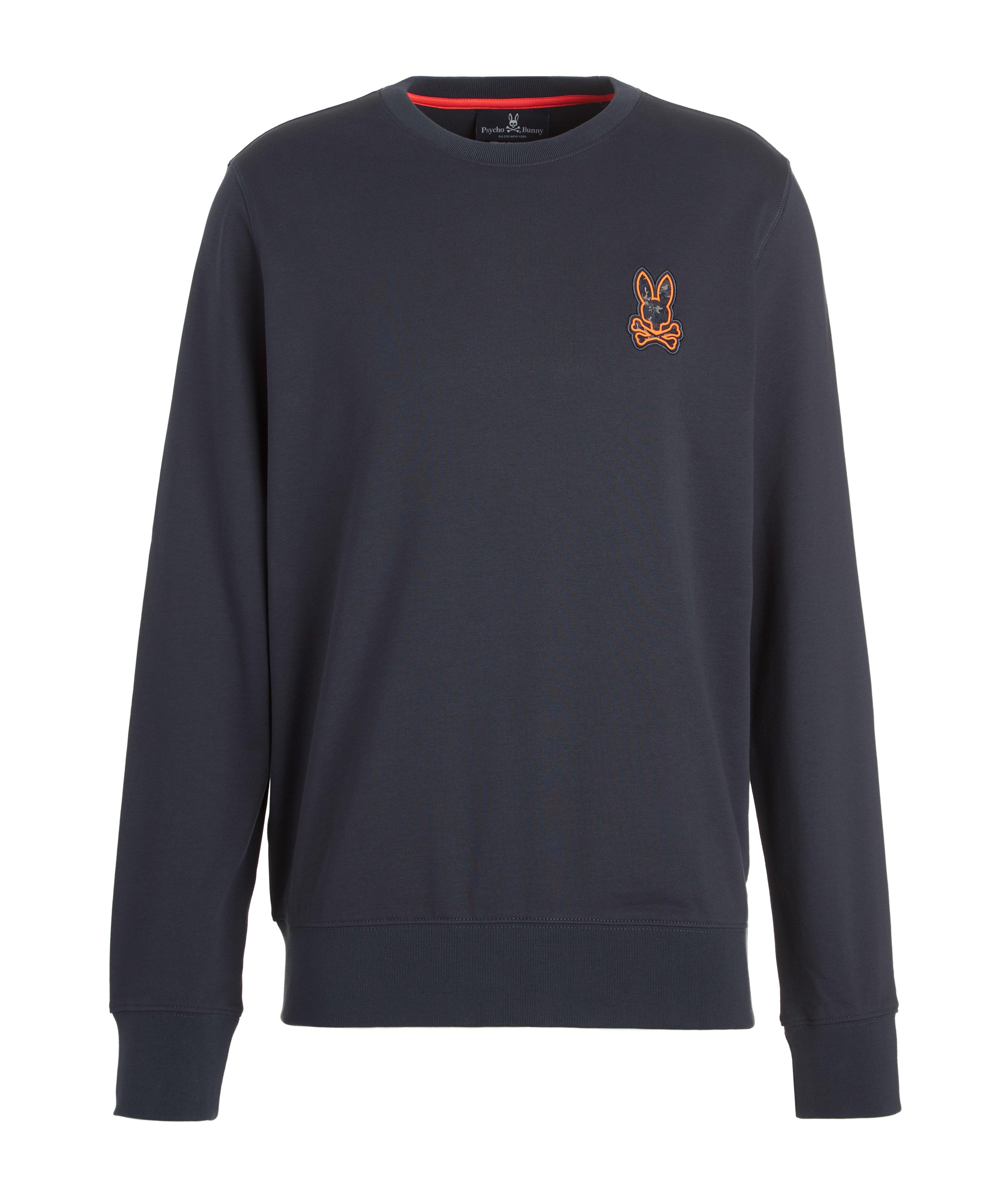 Cotton Camo Logo Crew Neck Sweatshirt image 0