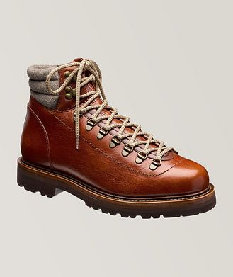 Brunello Cucinelli Mountain-Style Calfskin Boots