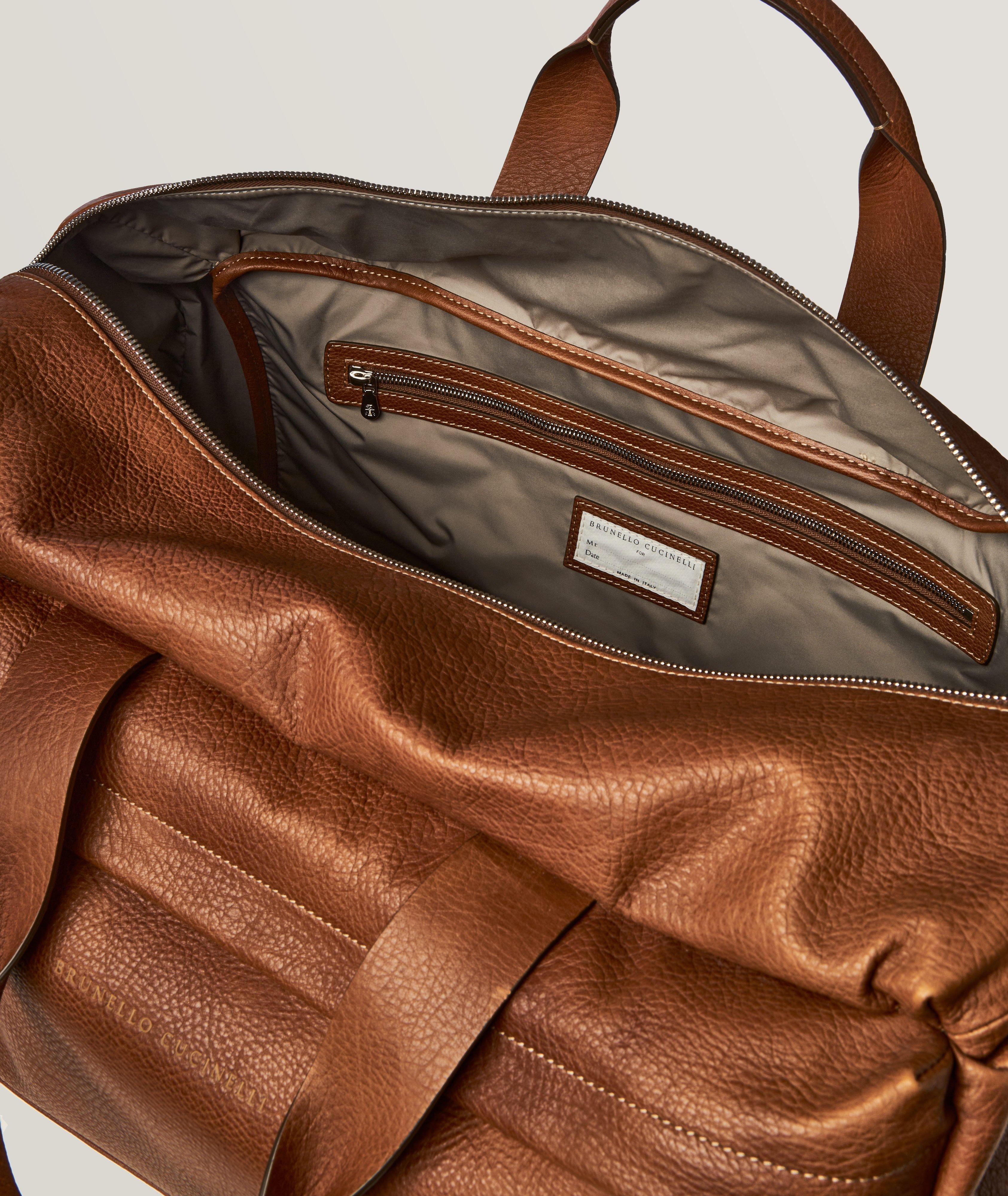 Grained Calfskin Duffel Bag image 3