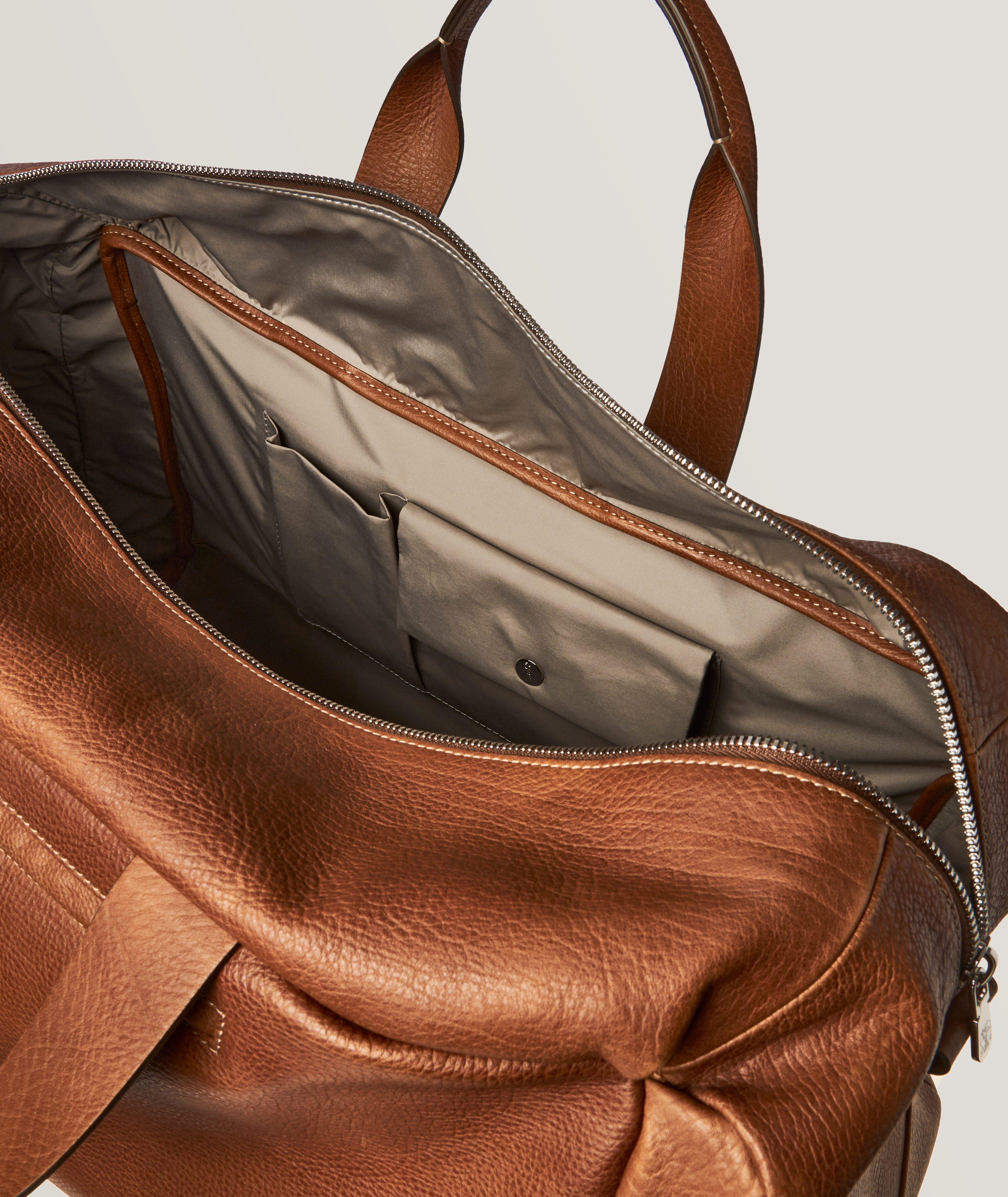 Grained Calfskin Duffel Bag image 4