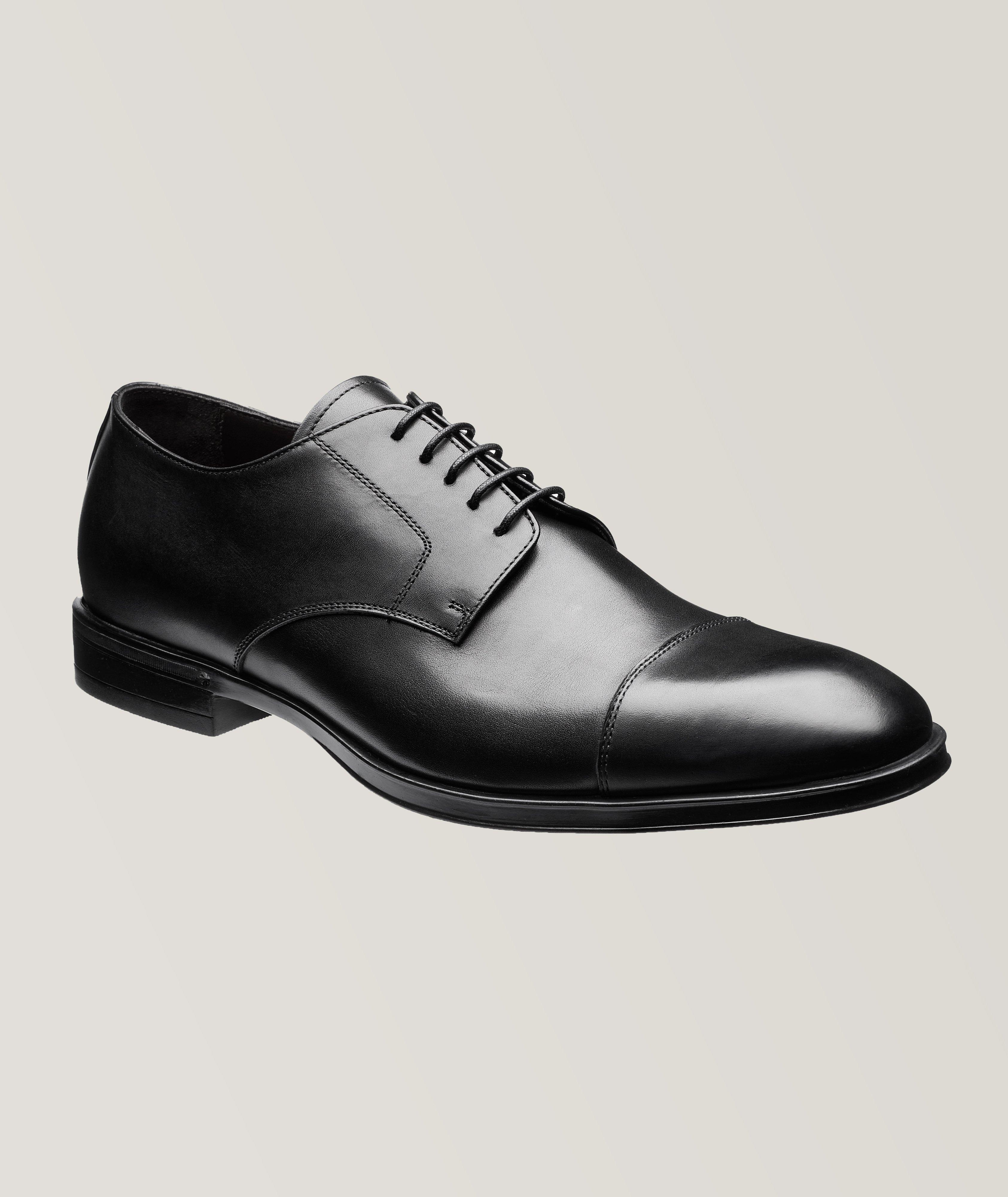 Canali Calfskin Captoe Derby | Dress Shoes | Harry Rosen