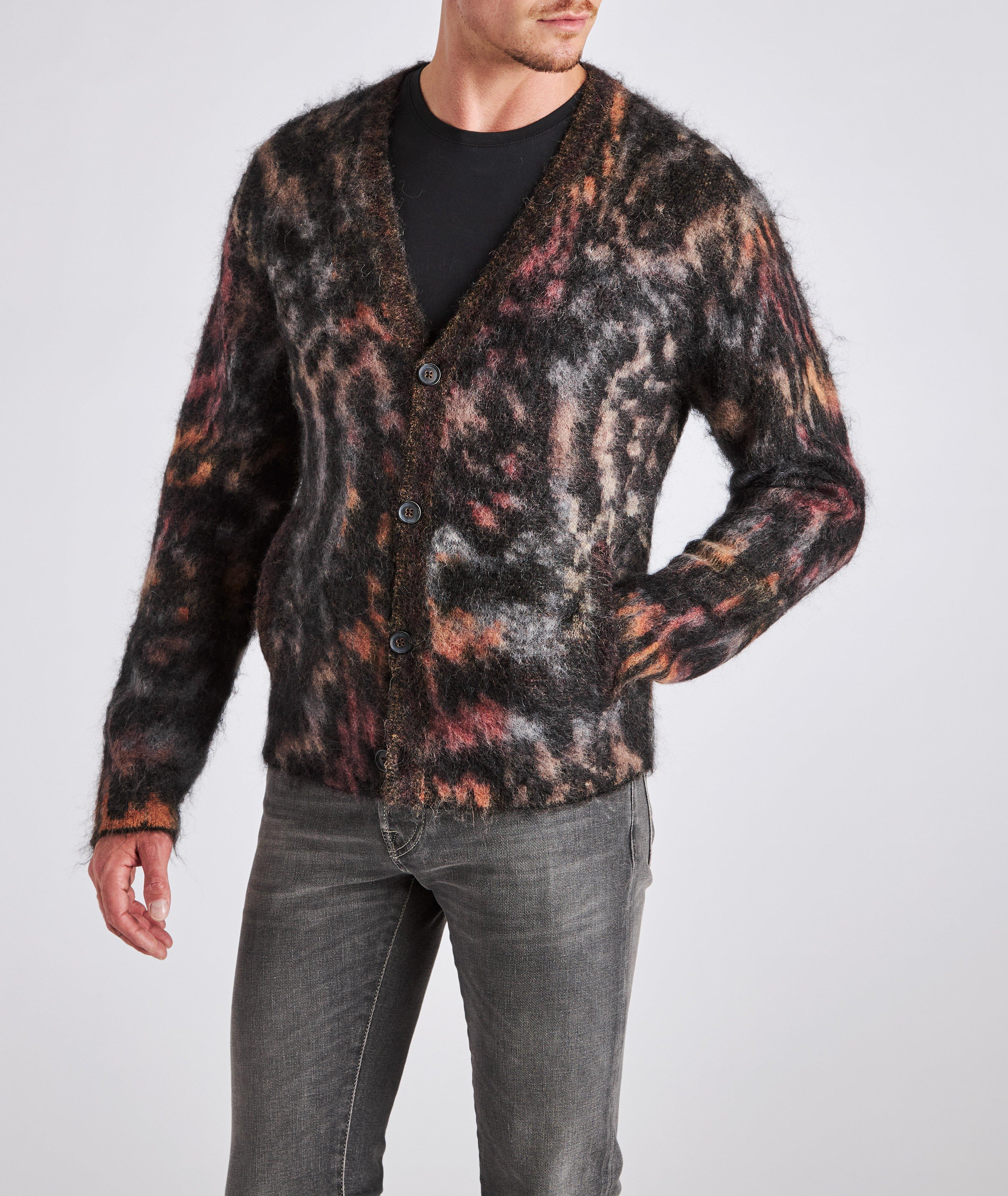 Cardigan Lenox en lainage teint par espacement image 1