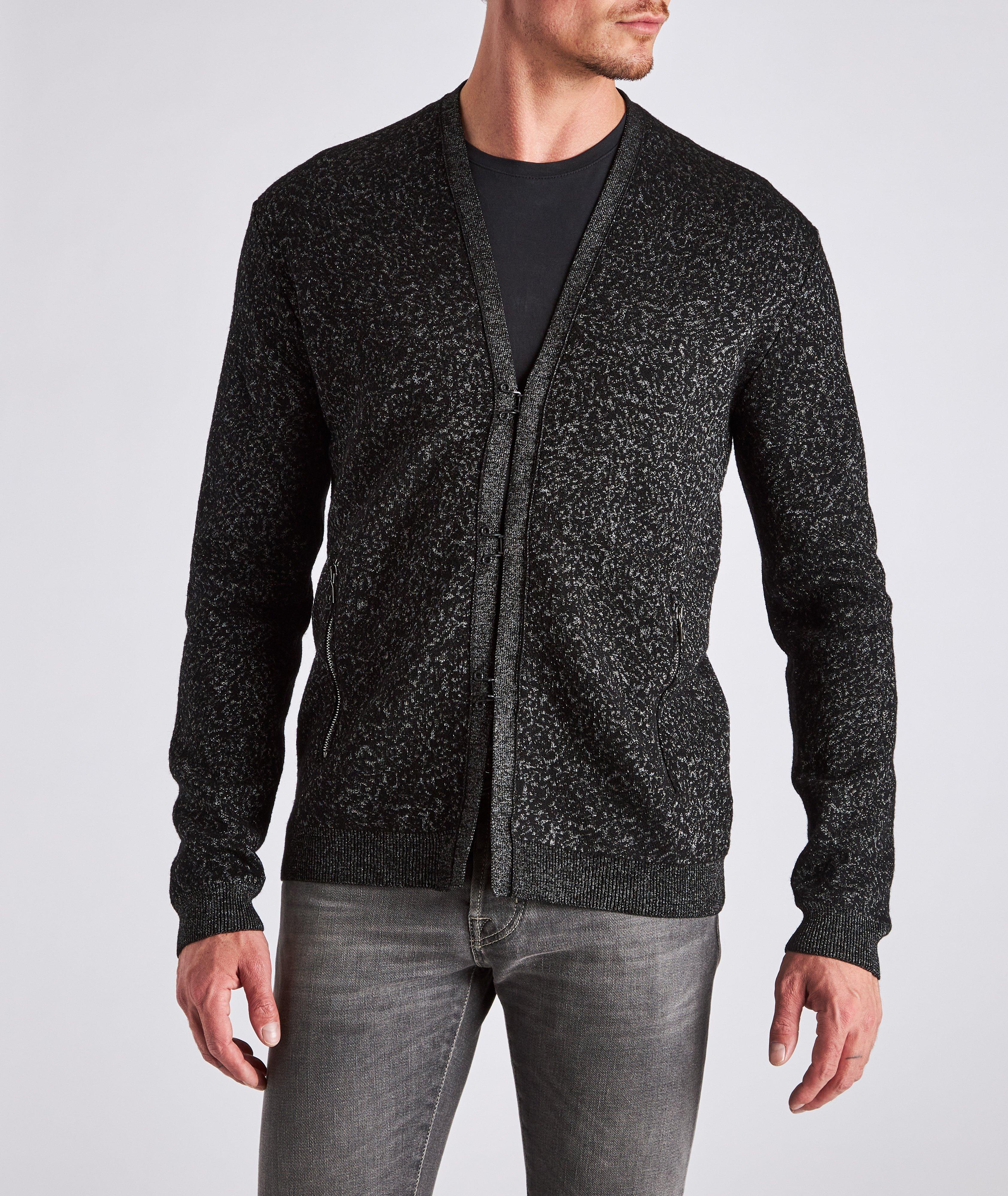 Textured Hook And Bar Merino Wool-Blend Jacket  image 1