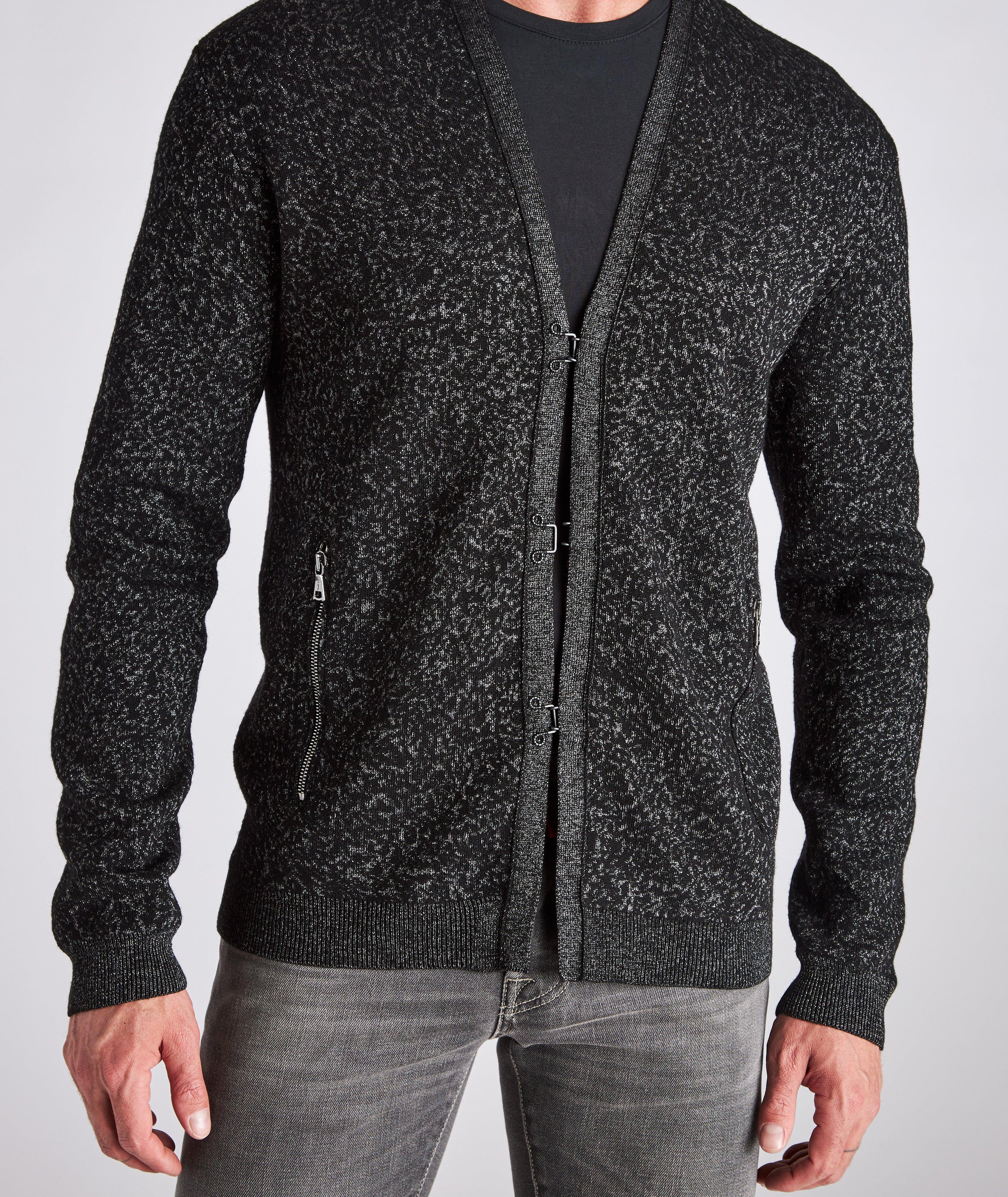 Textured Hook And Bar Merino Wool-Blend Jacket  image 3