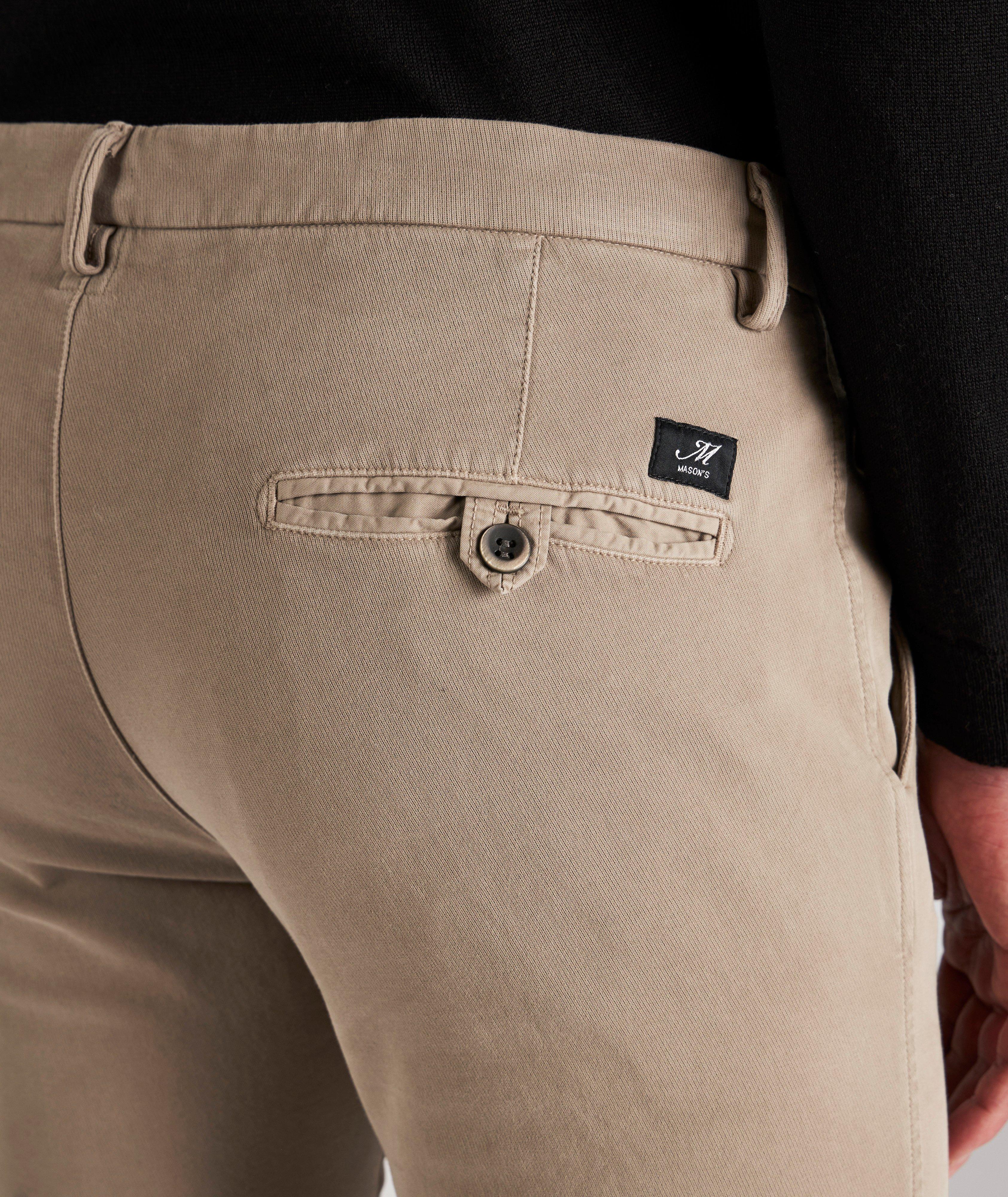 Slim Fit Torino Jersey Stretch-Cotton Pants image 3