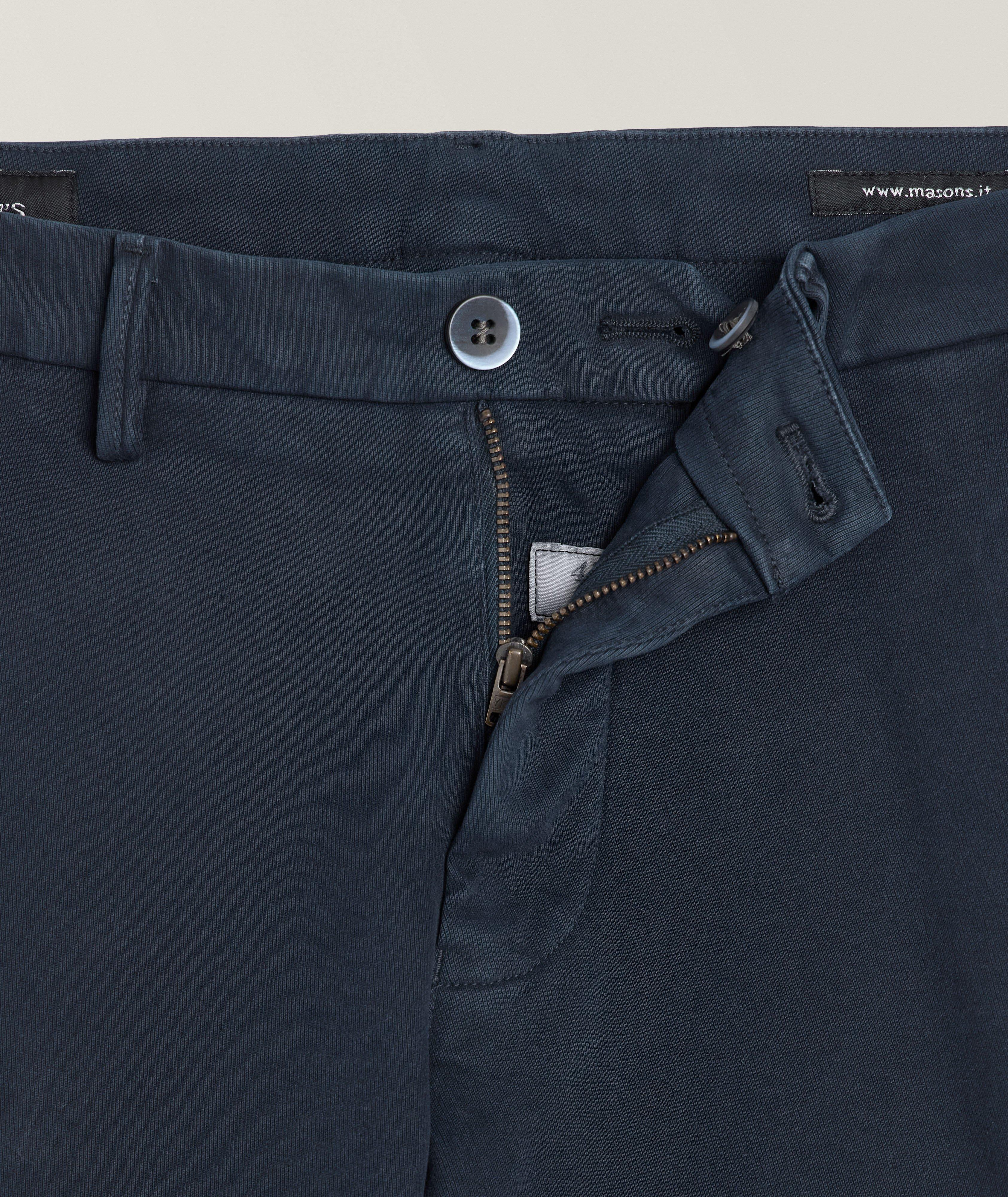 Slim-Fit Torino Jersey Stretch-Cotton Pants image 4