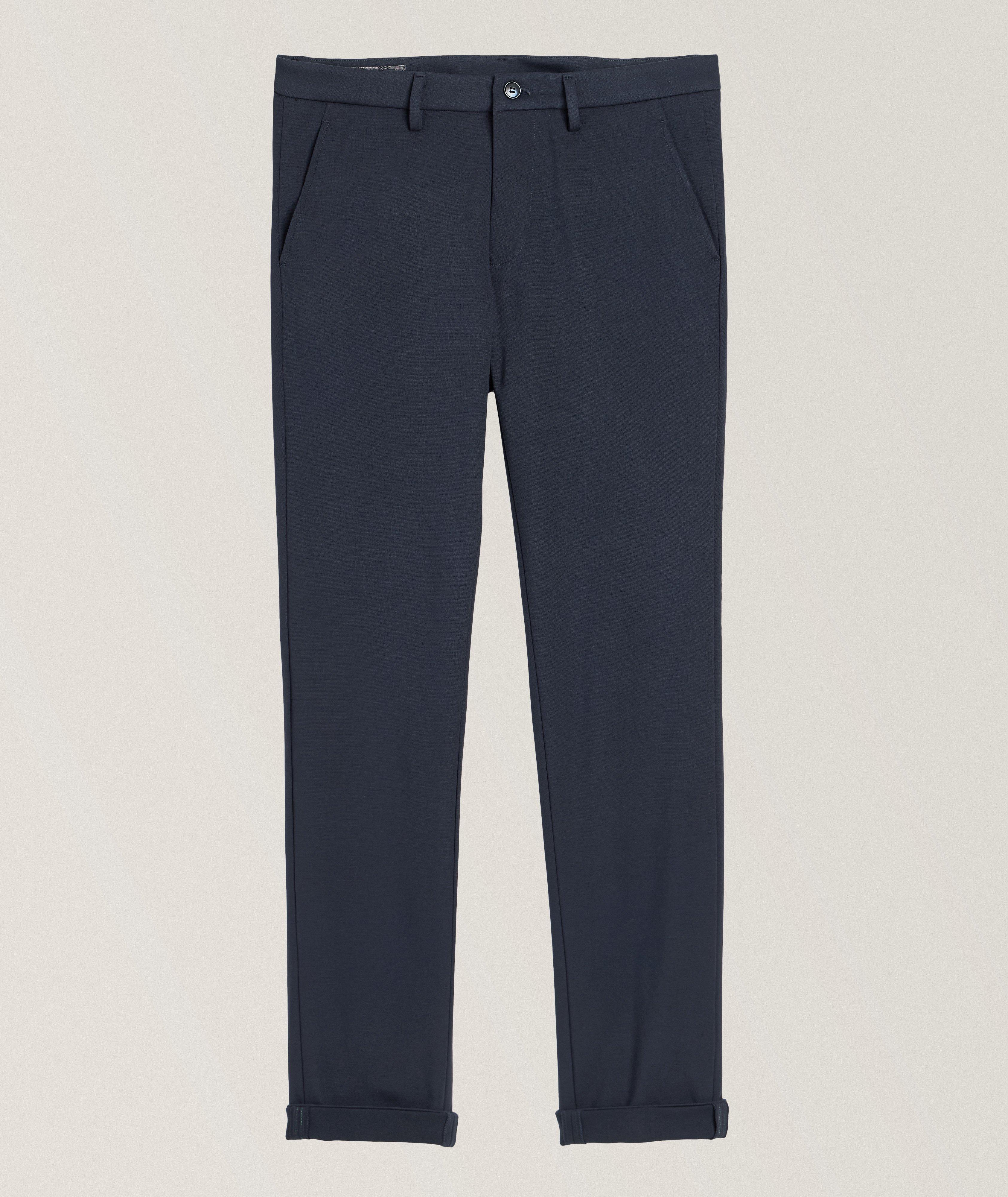 Technical viscose trousers