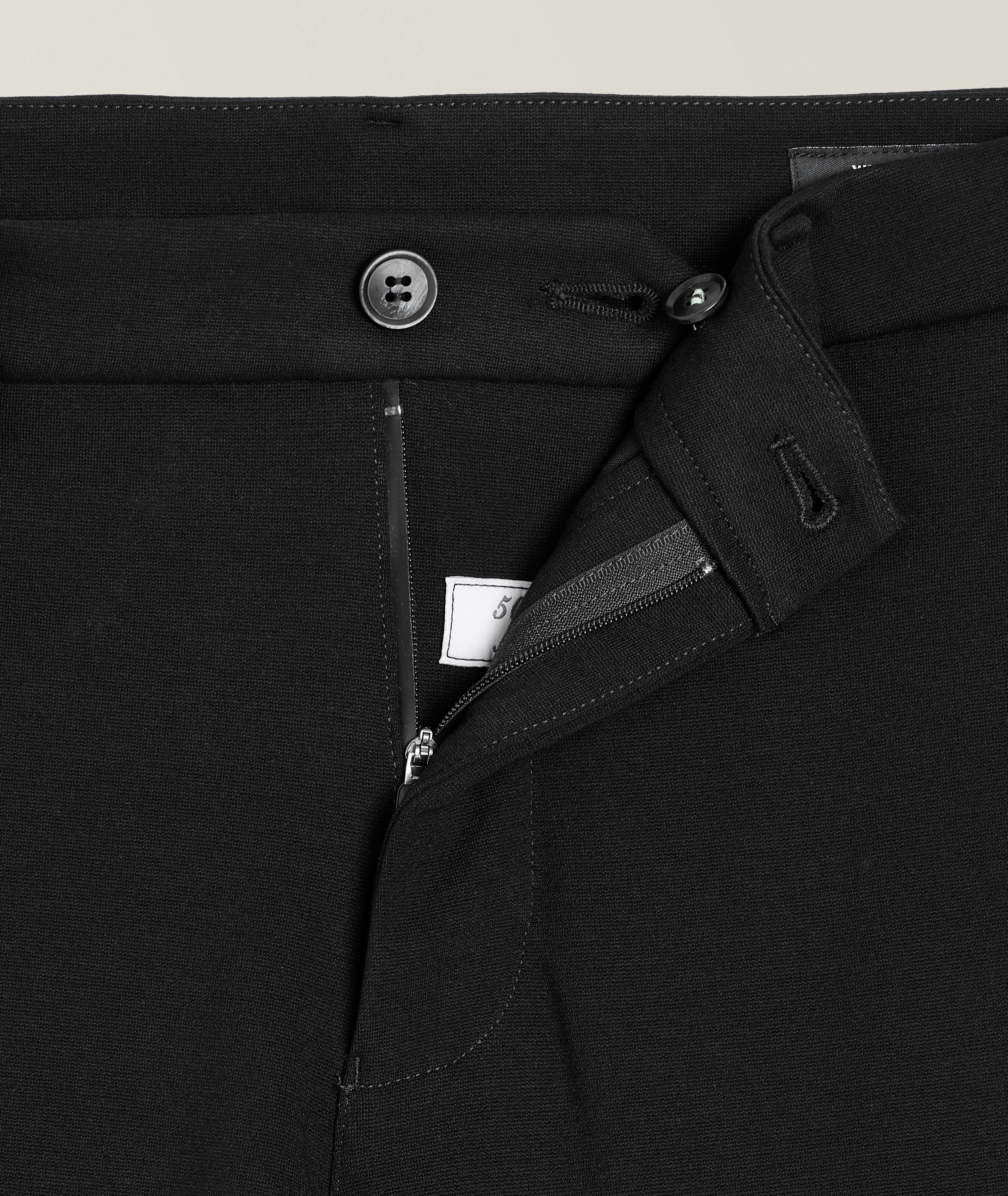 Slim Fit Torino Jersey Stretch-Cotton Pants image 3