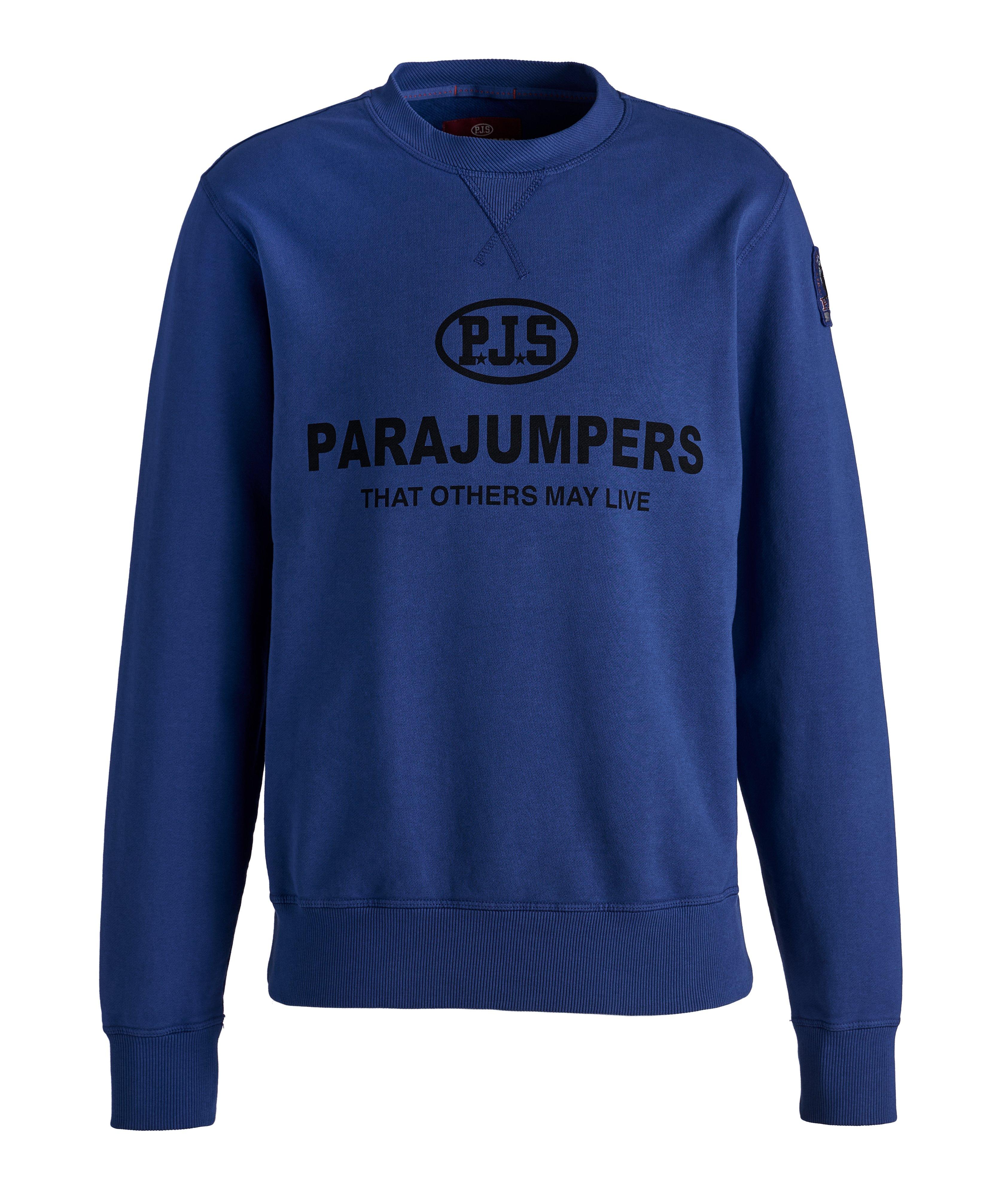 Logo Embroidered Cotton-Fleece Sweatshirt image 0
