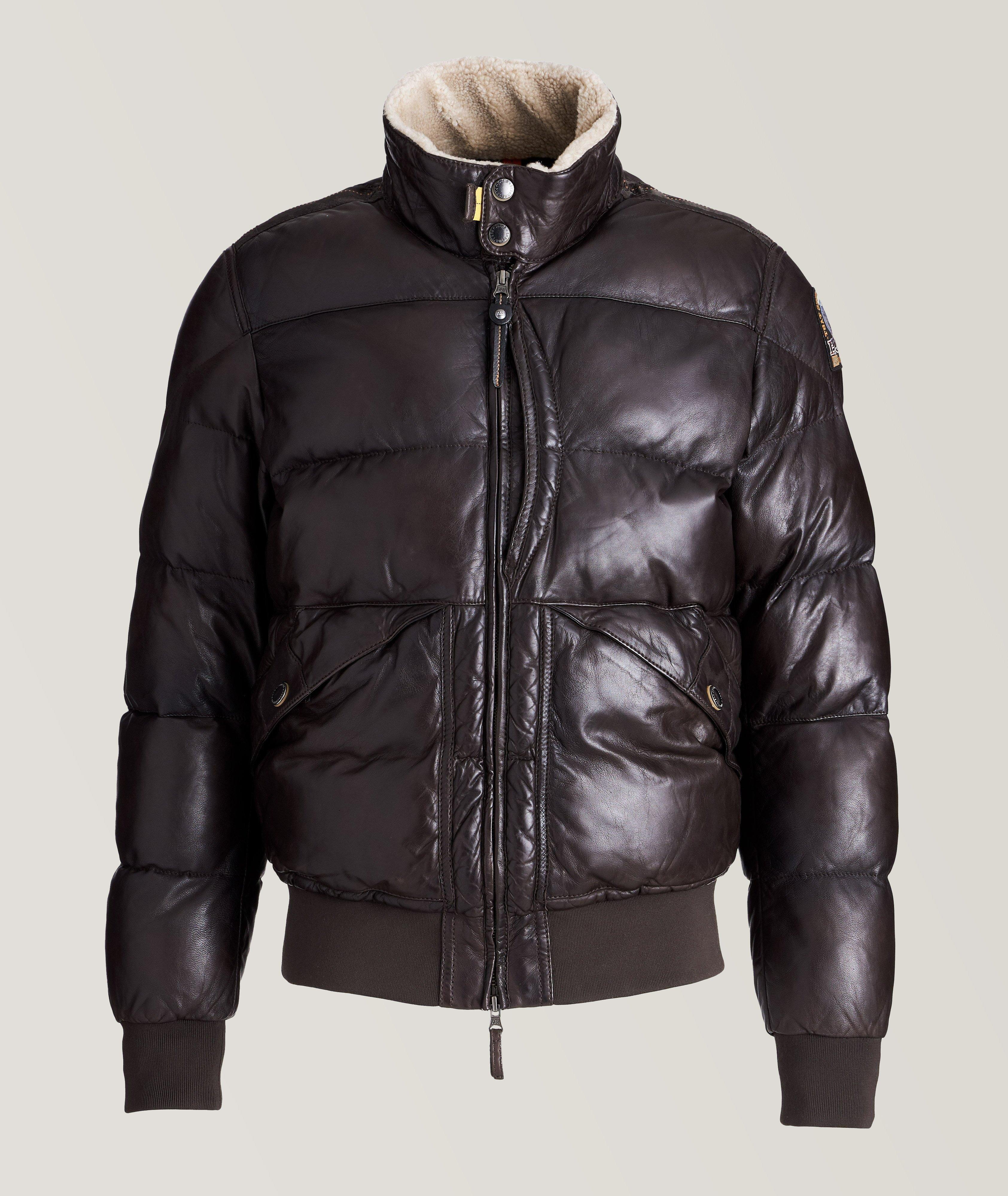 Alf Leather Puffer Jacket image 0