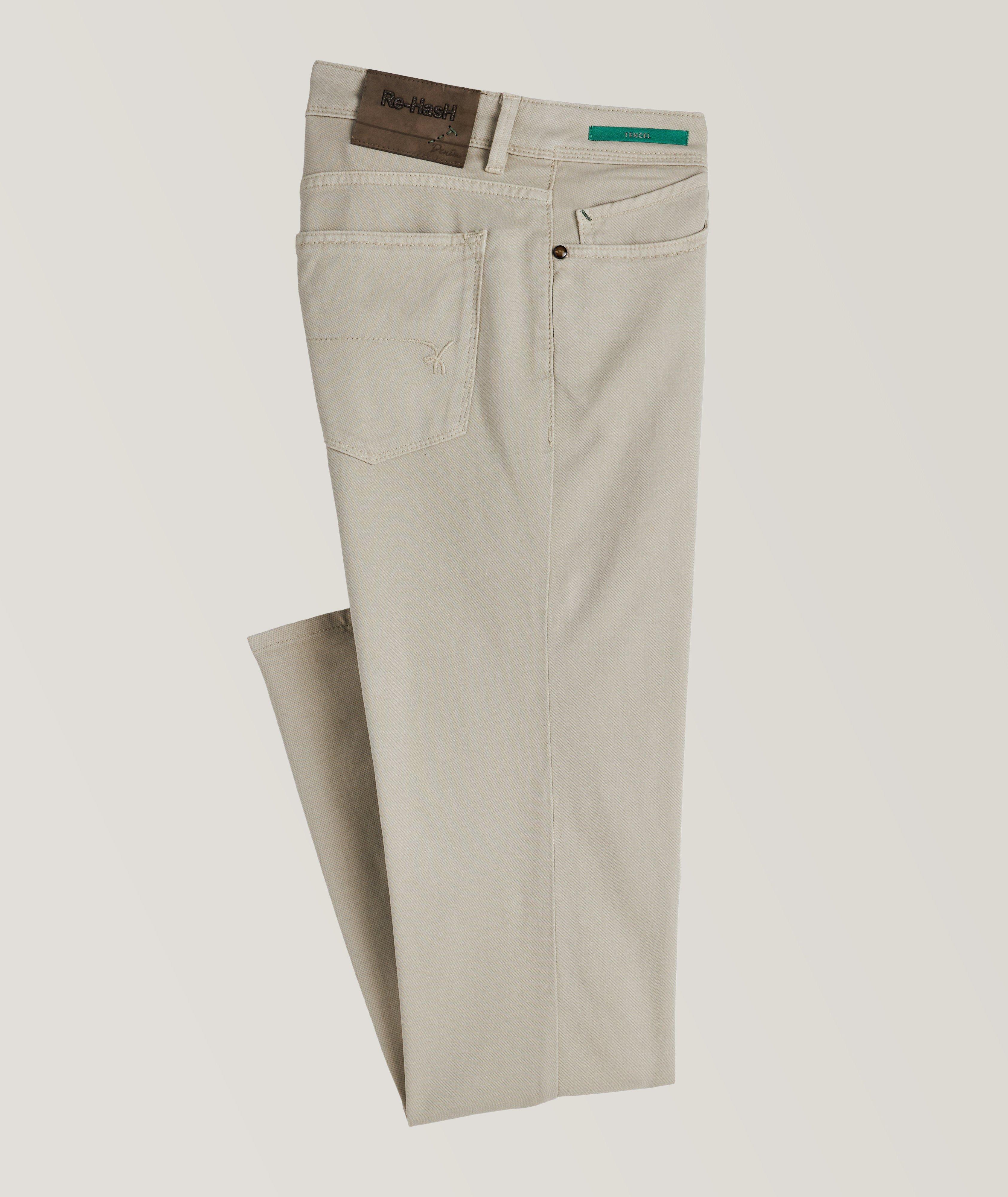 Re-HasH 'Rubens' Cotton-Tencel Twill Five Pocket Pants