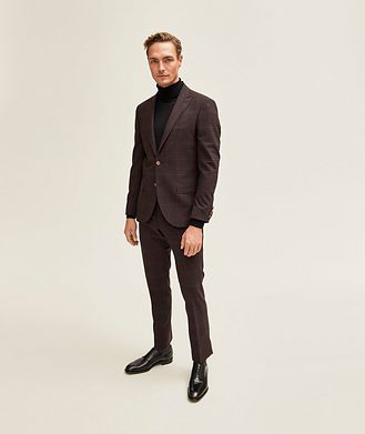 Harold Macro Check Wool Suit