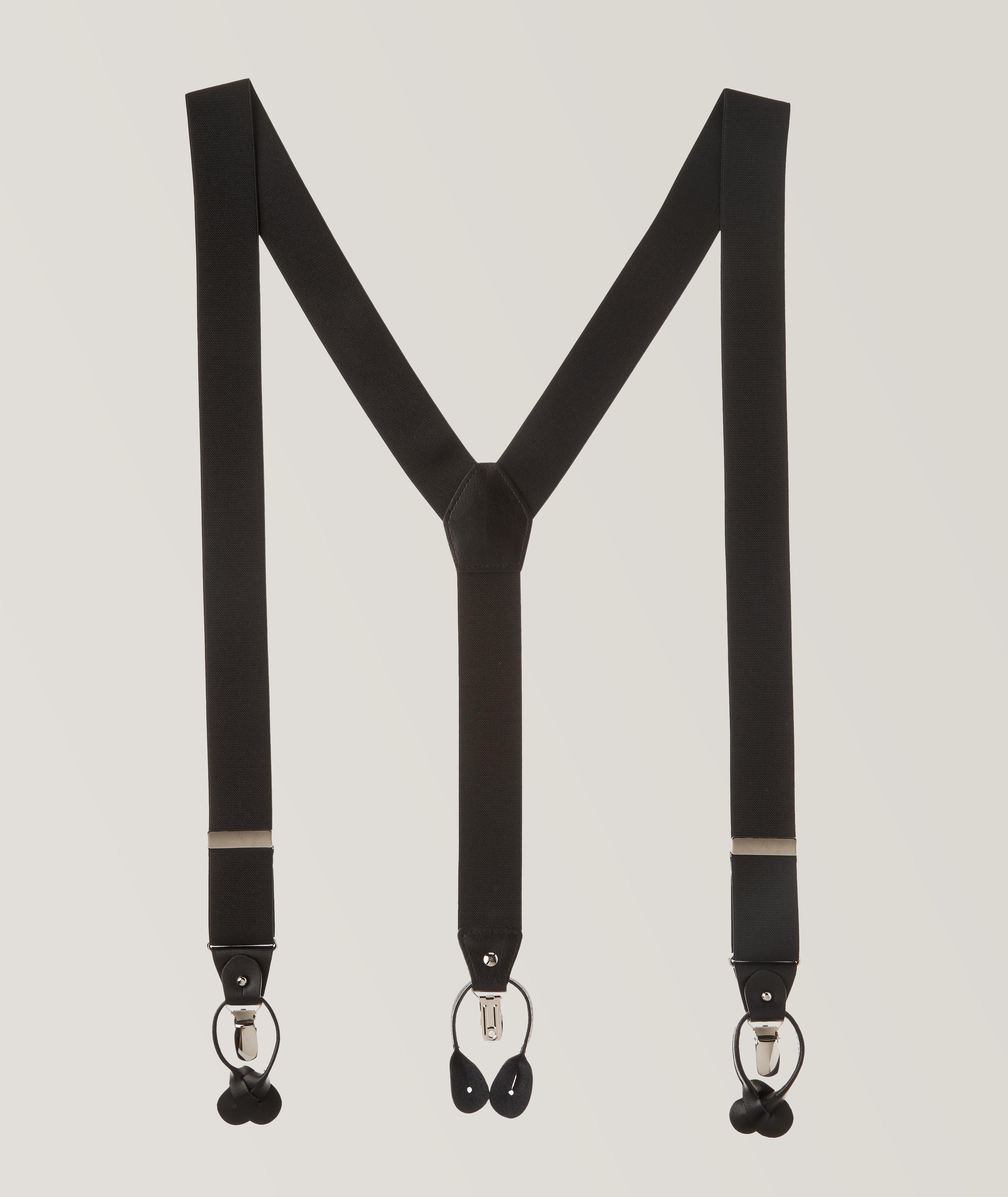 Leather suspenders