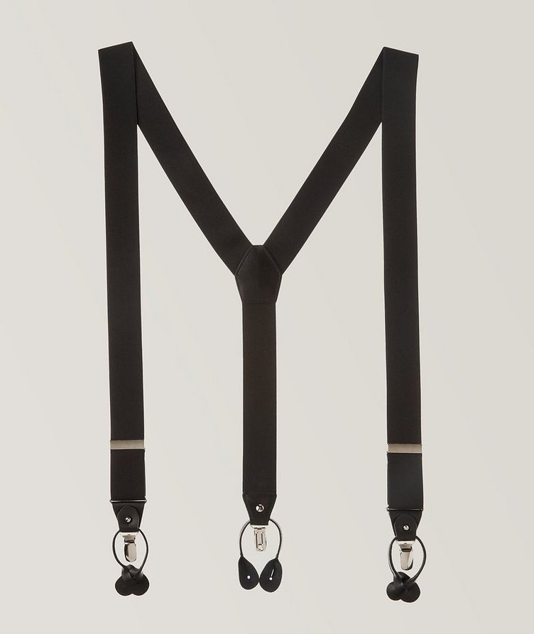 Solid Leather Suspenders image 0