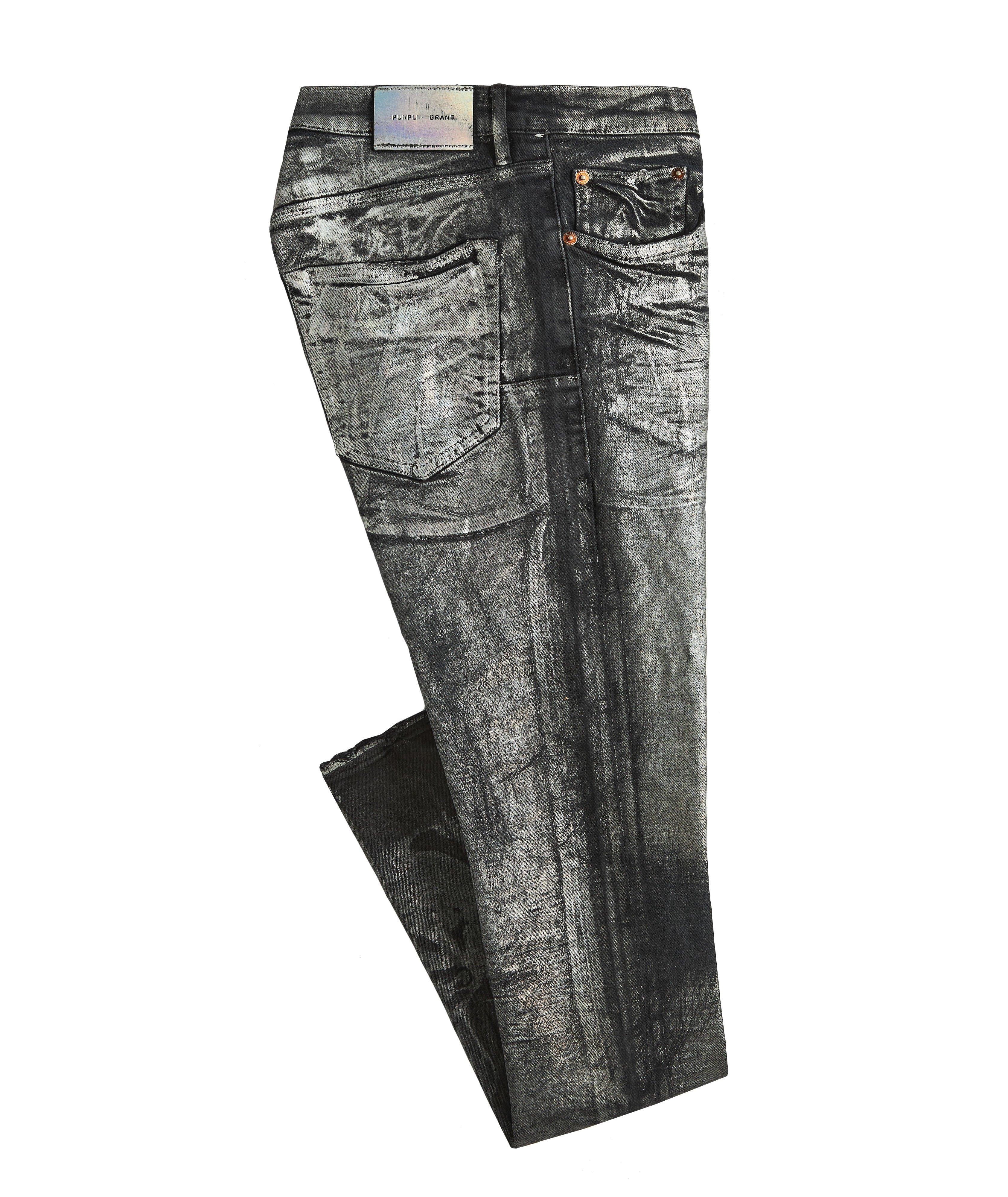 P001 Washed Iridescent Jeans image 0