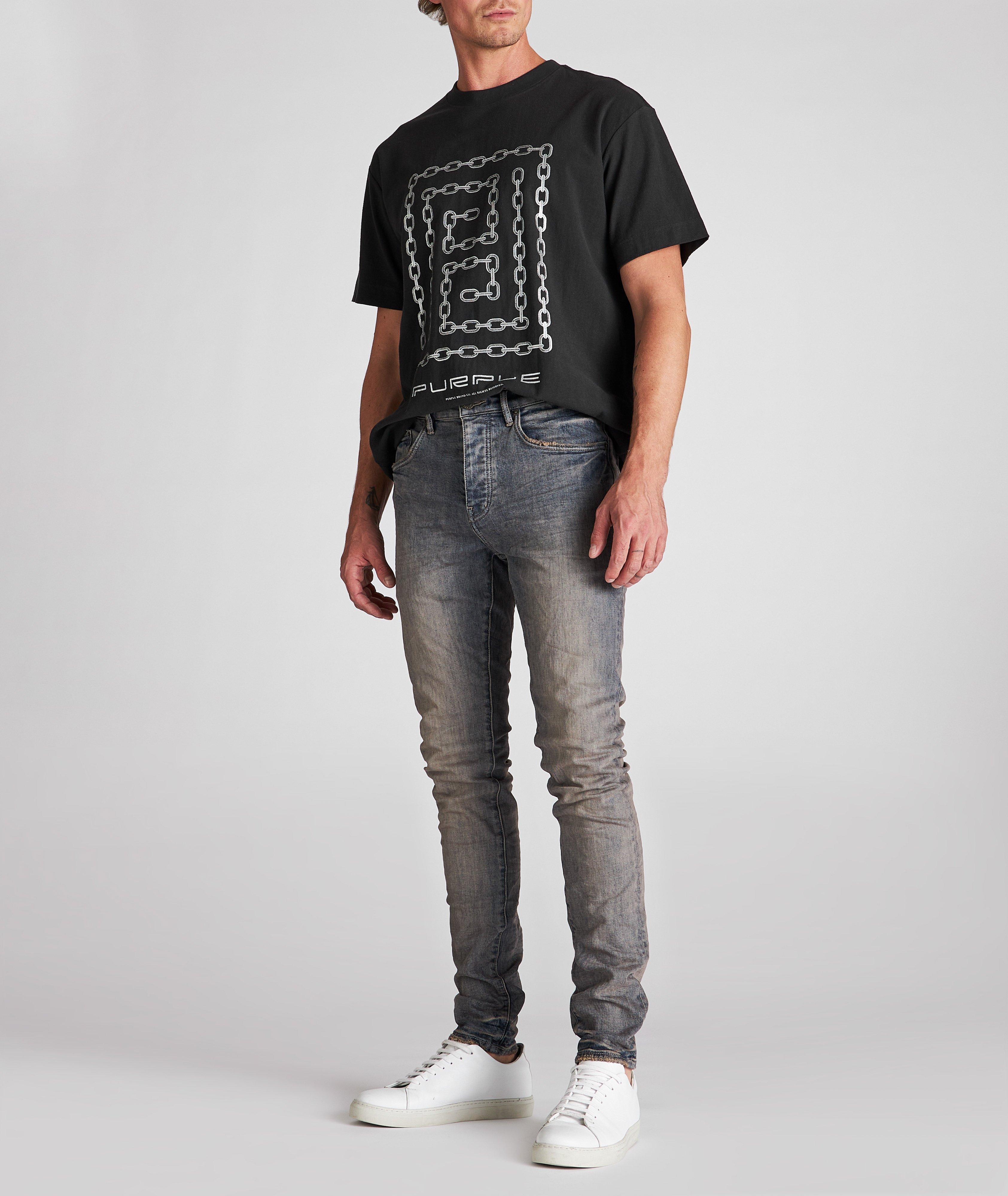 P104 Terry Chain Print T-Shirt image 1