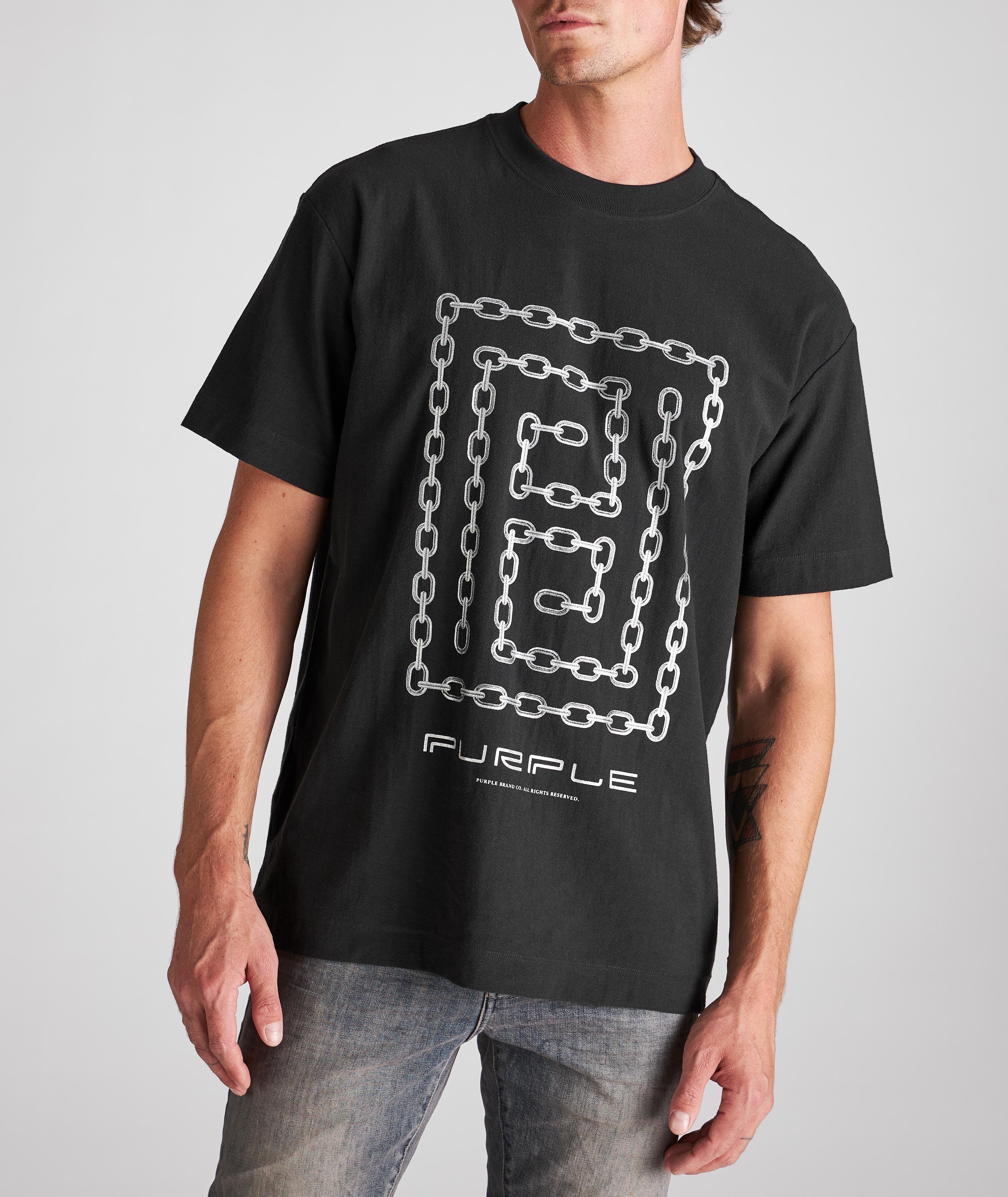 P104 Terry Chain Print T-Shirt image 2
