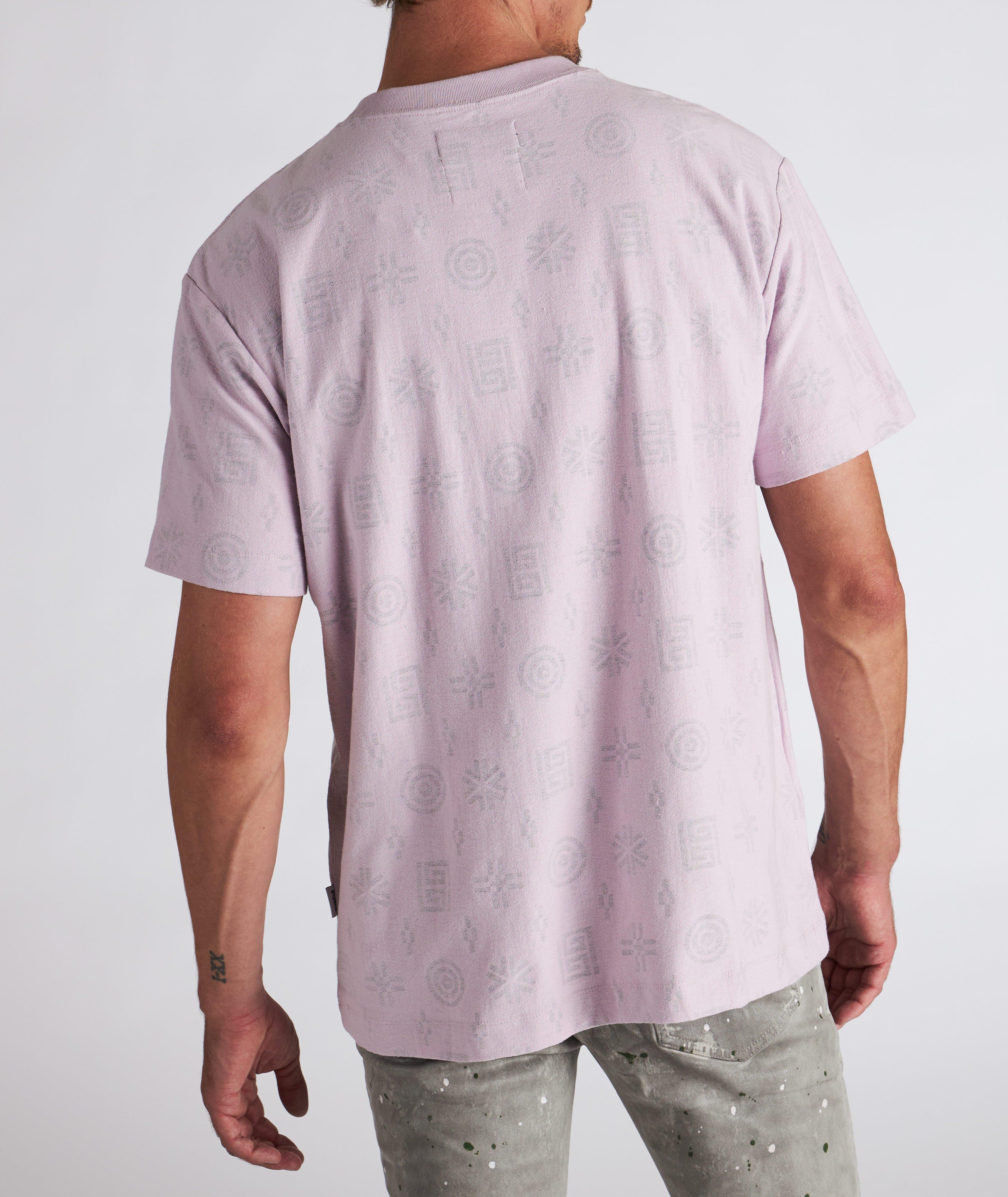 T-shirt P104 en tissu bouclé à motif image 3