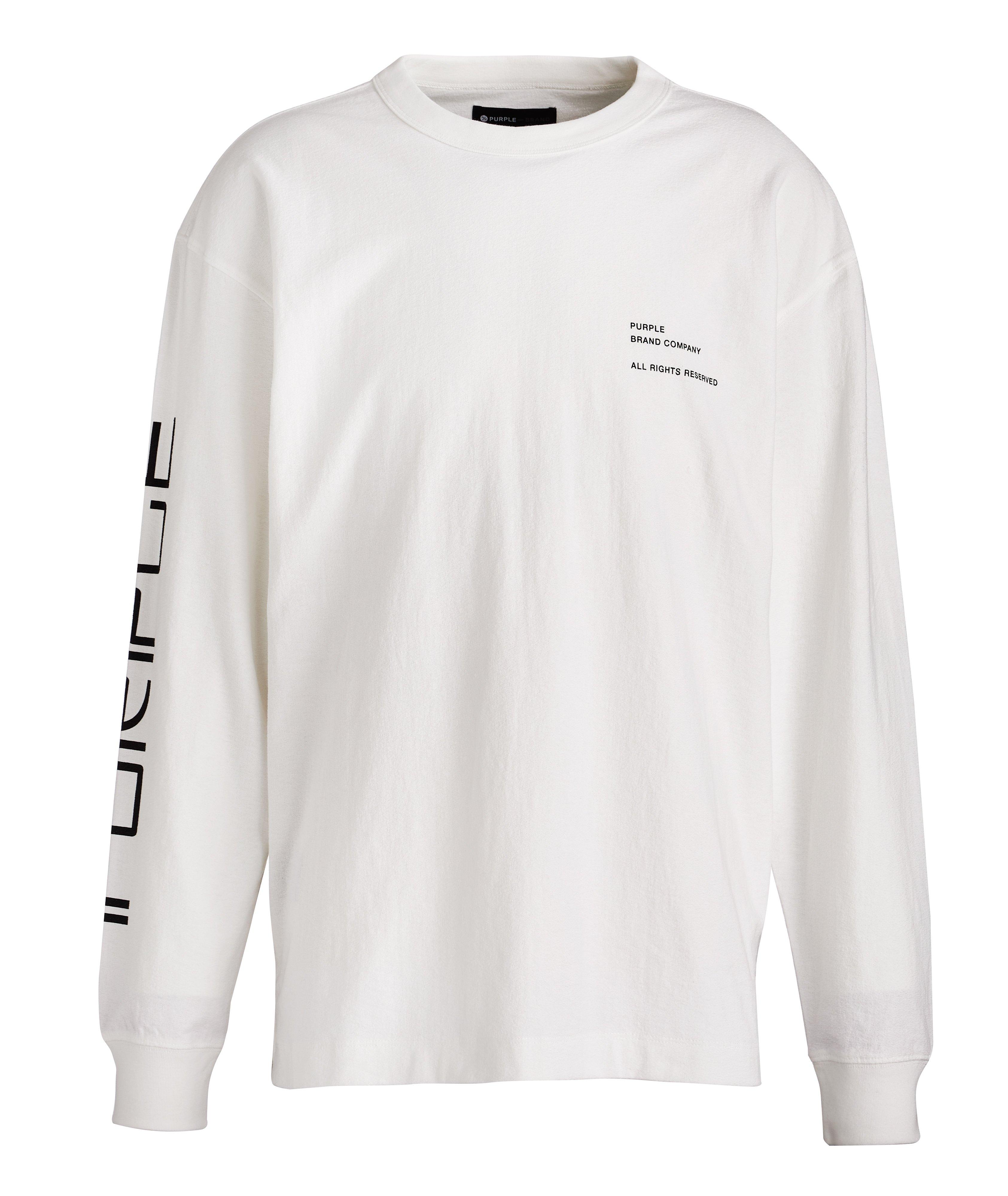 P204 Terry Minimal Print Long Sleeve  image 0