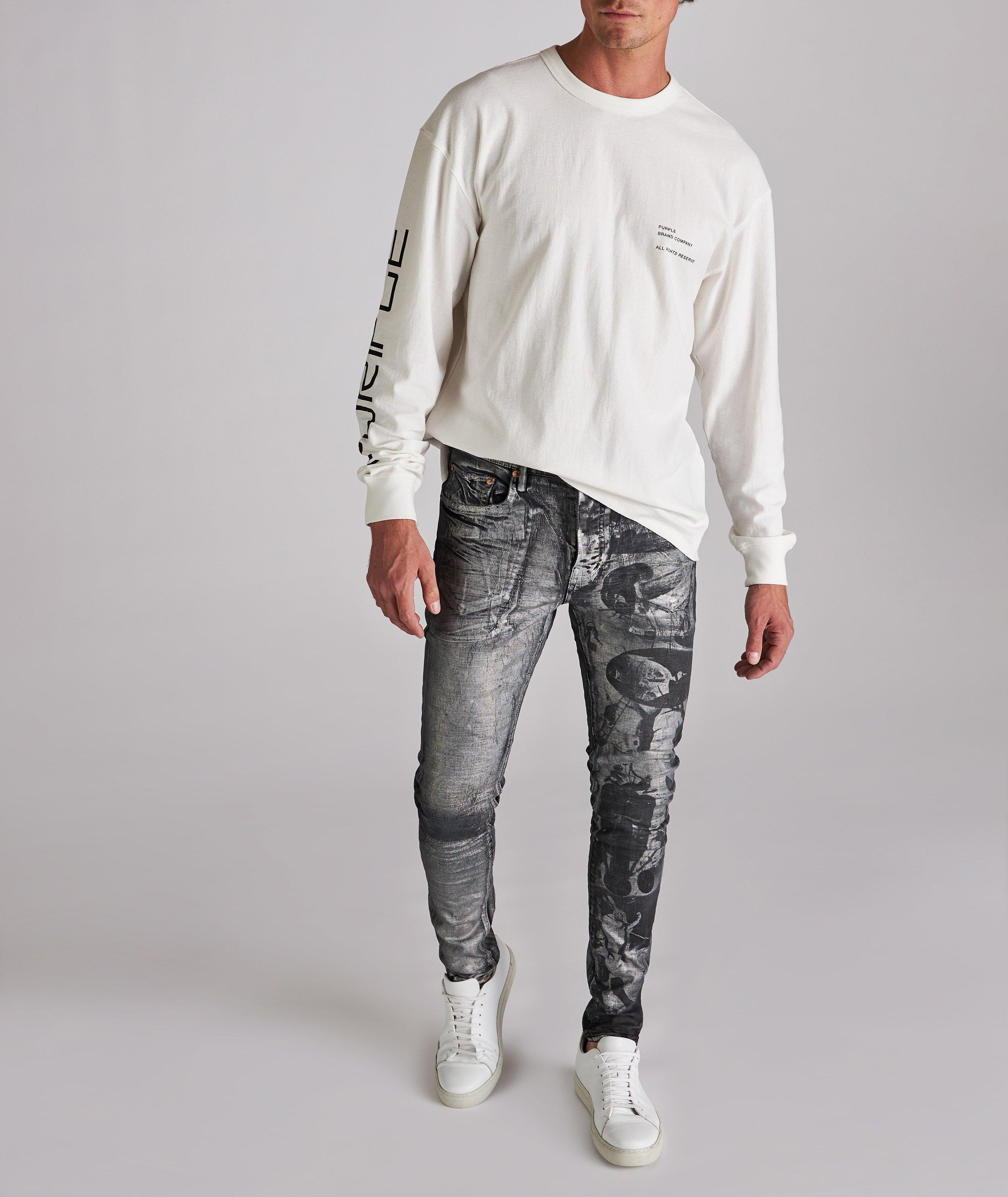 P204 Terry Minimal Print Long Sleeve  image 1