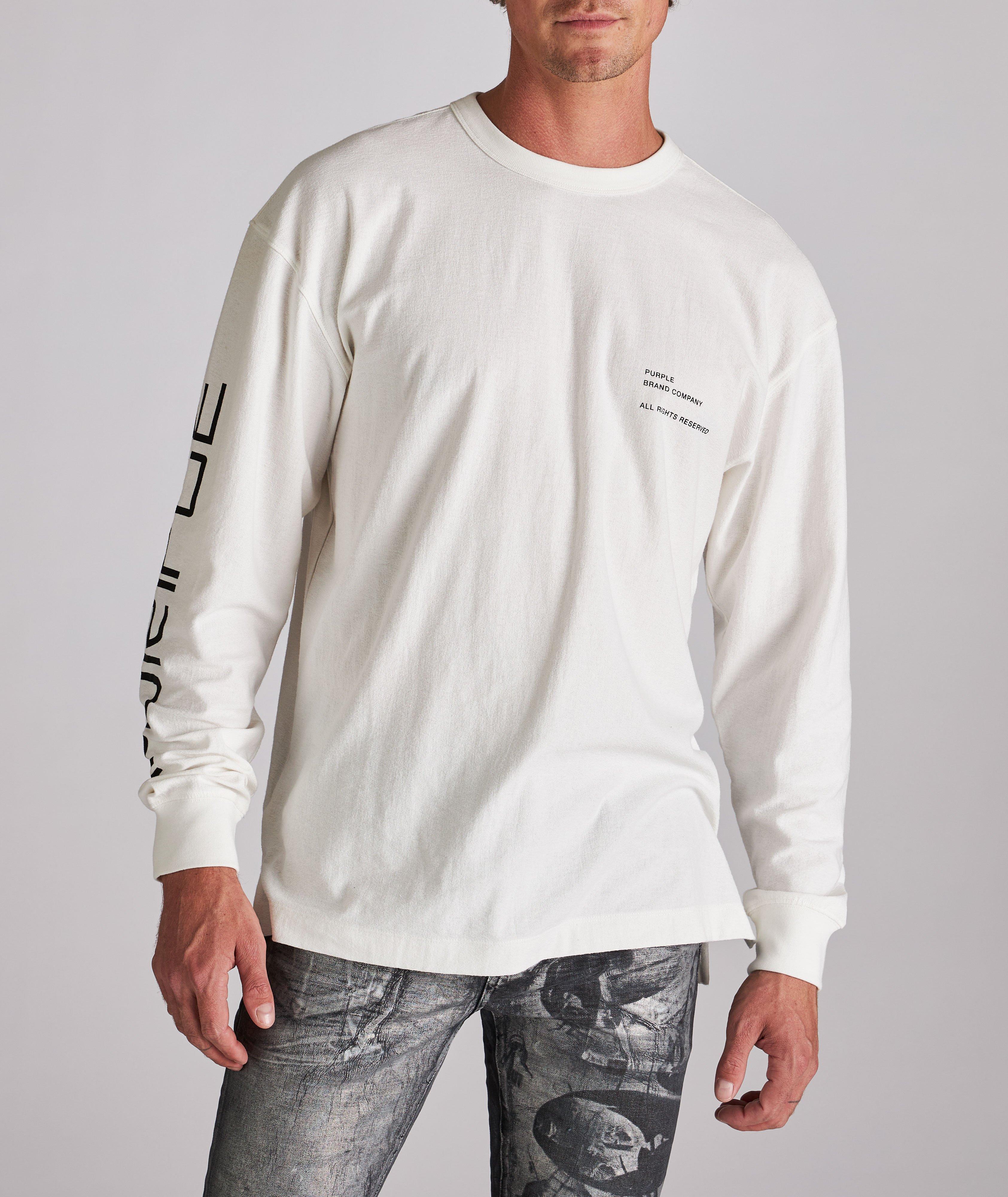 P204 Terry Minimal Print Long Sleeve  image 2