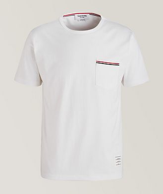 Thom Browne T-shirt en jersey de coton