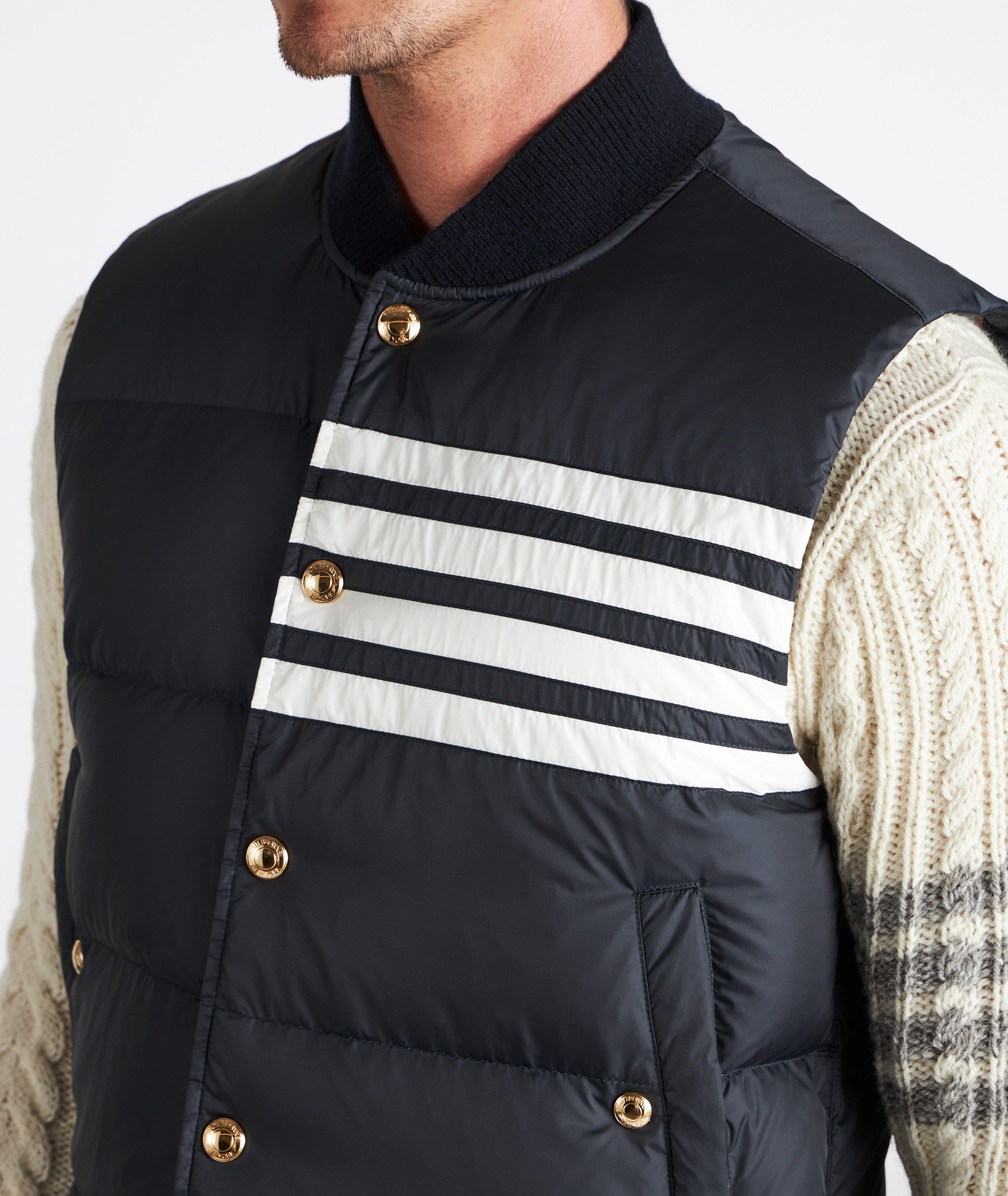 Quilted Down Nylon 4Bar Vest image 4