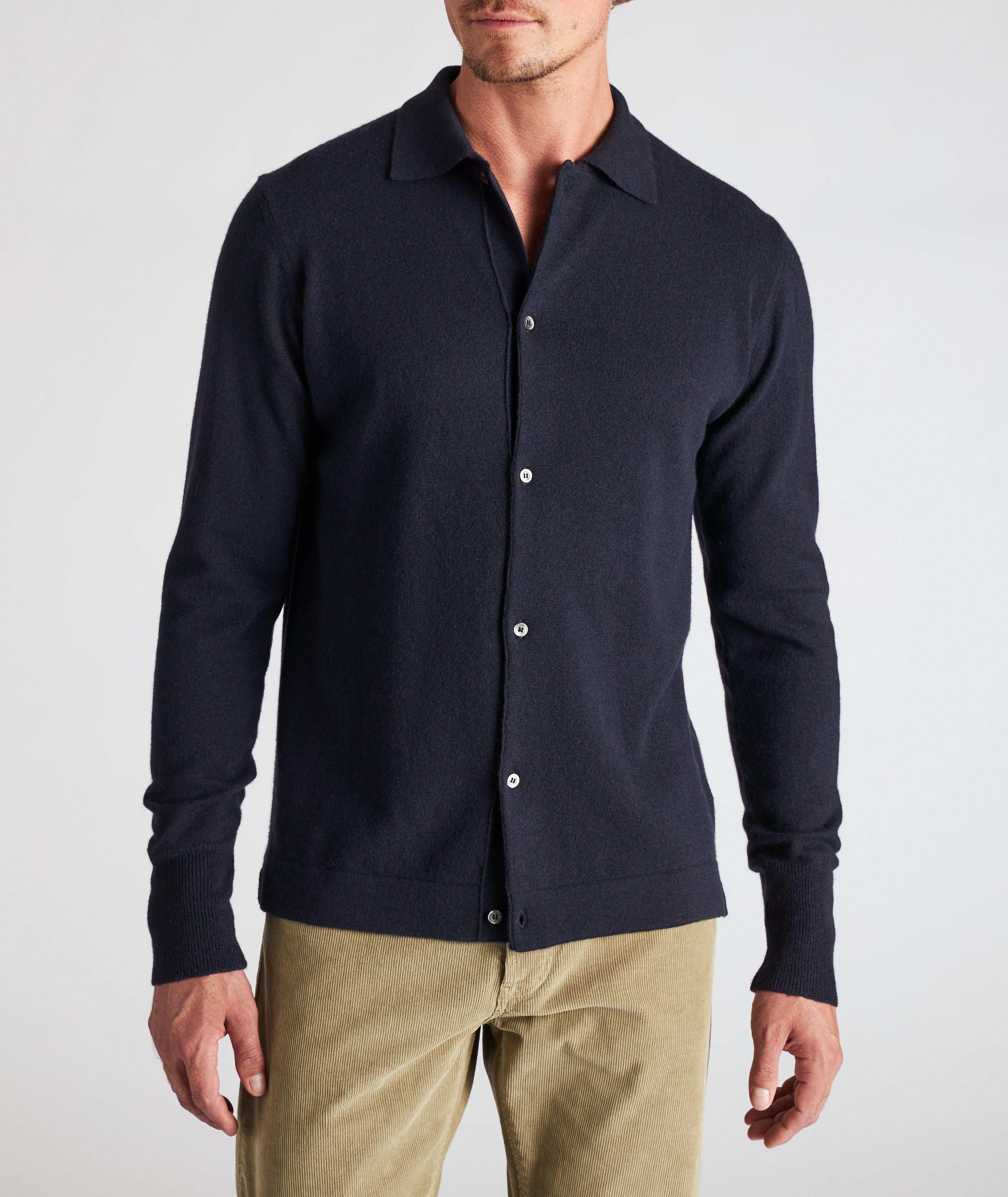 Brent Italian Merino Wool Cardigan image 1