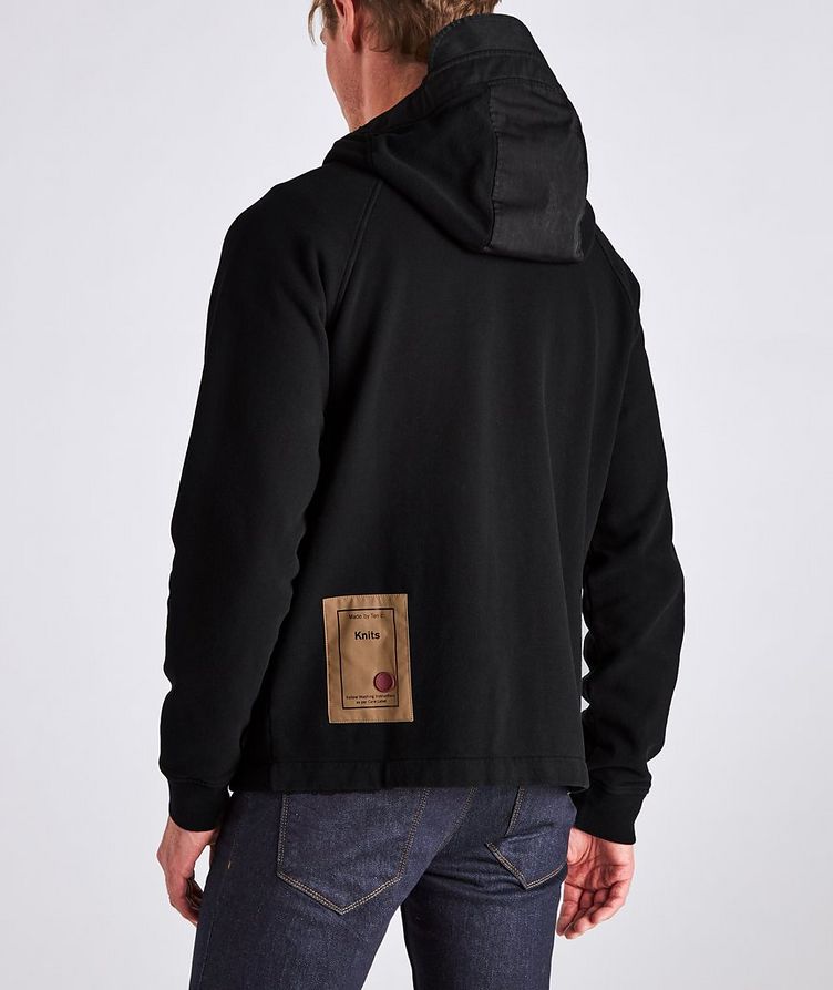 Full-Zip Felpa OJJ Pocket Cotton Hooded Sweater image 2