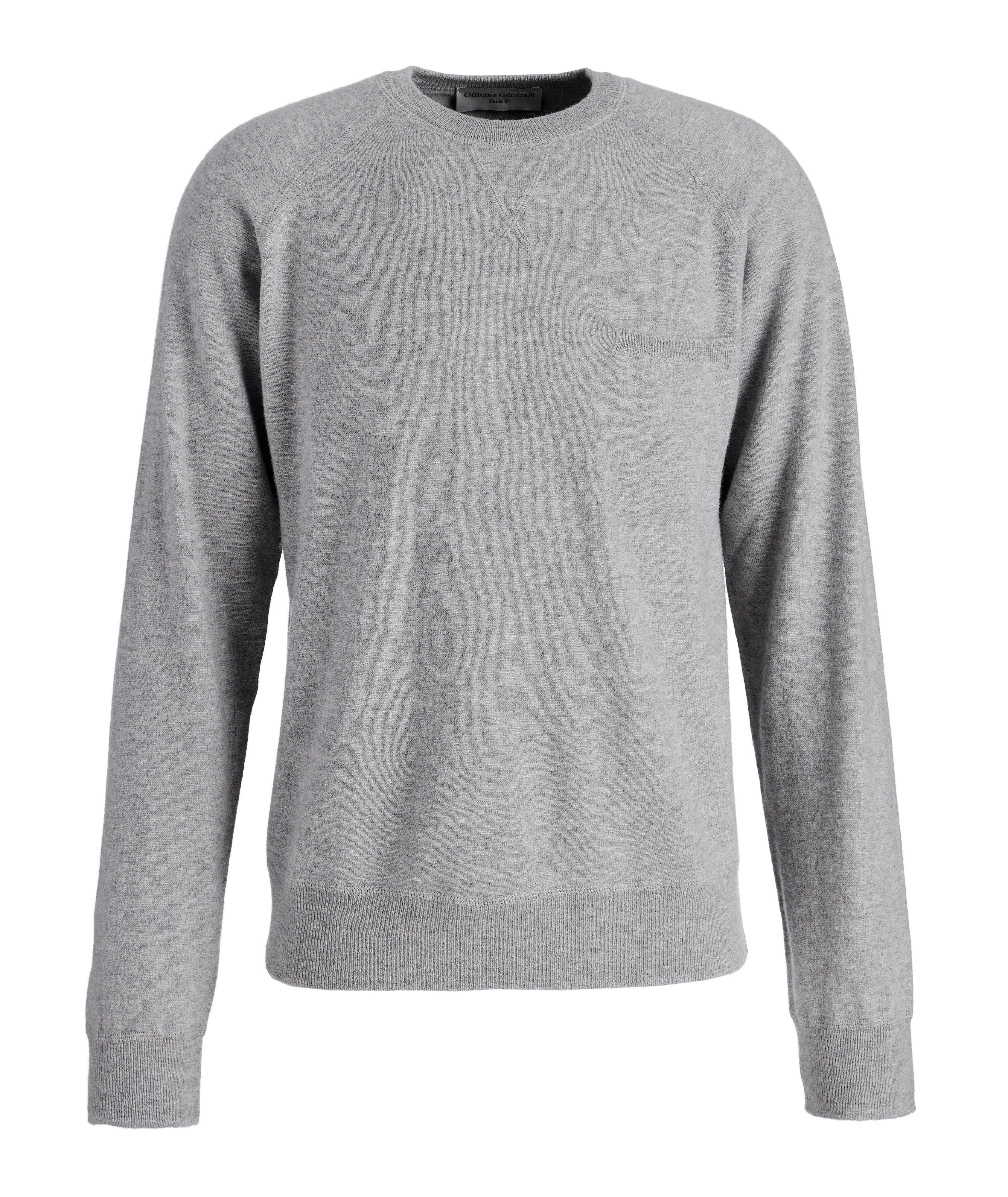 Slater Merino Wool Crew Neck Sweater image 0