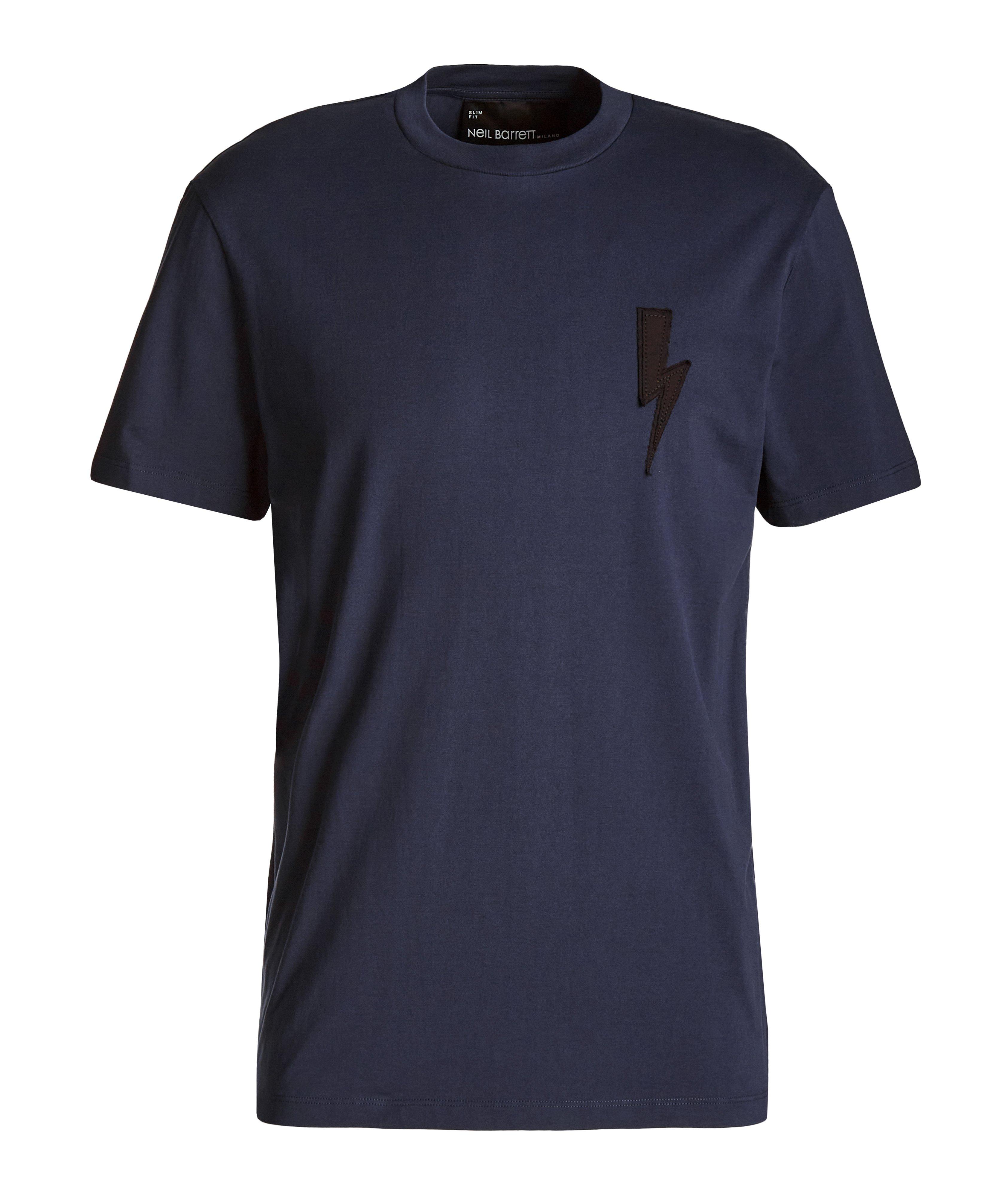Slim Fit Bolt Badge Cotton T-Shirt image 0
