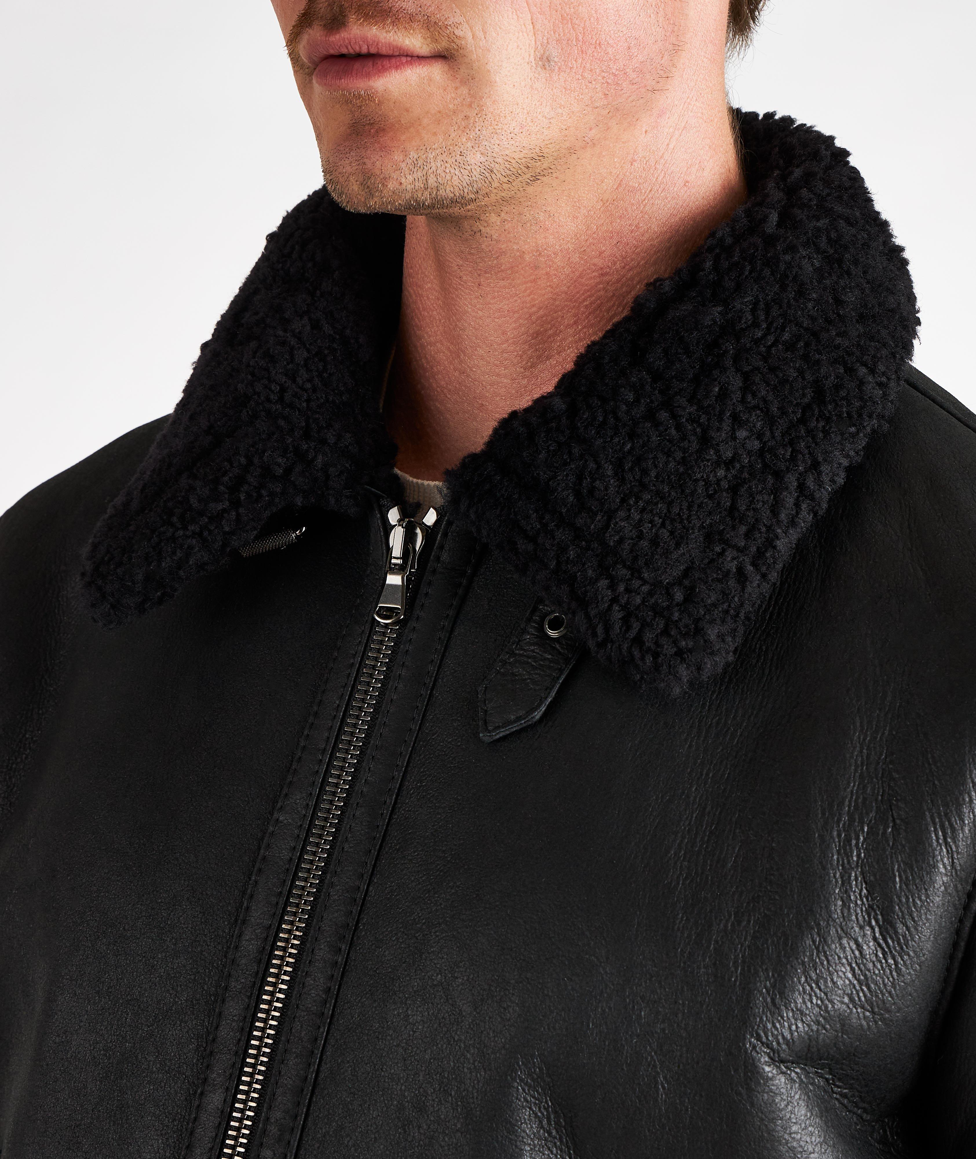 Alim Shearling Pilot Jacket image 5