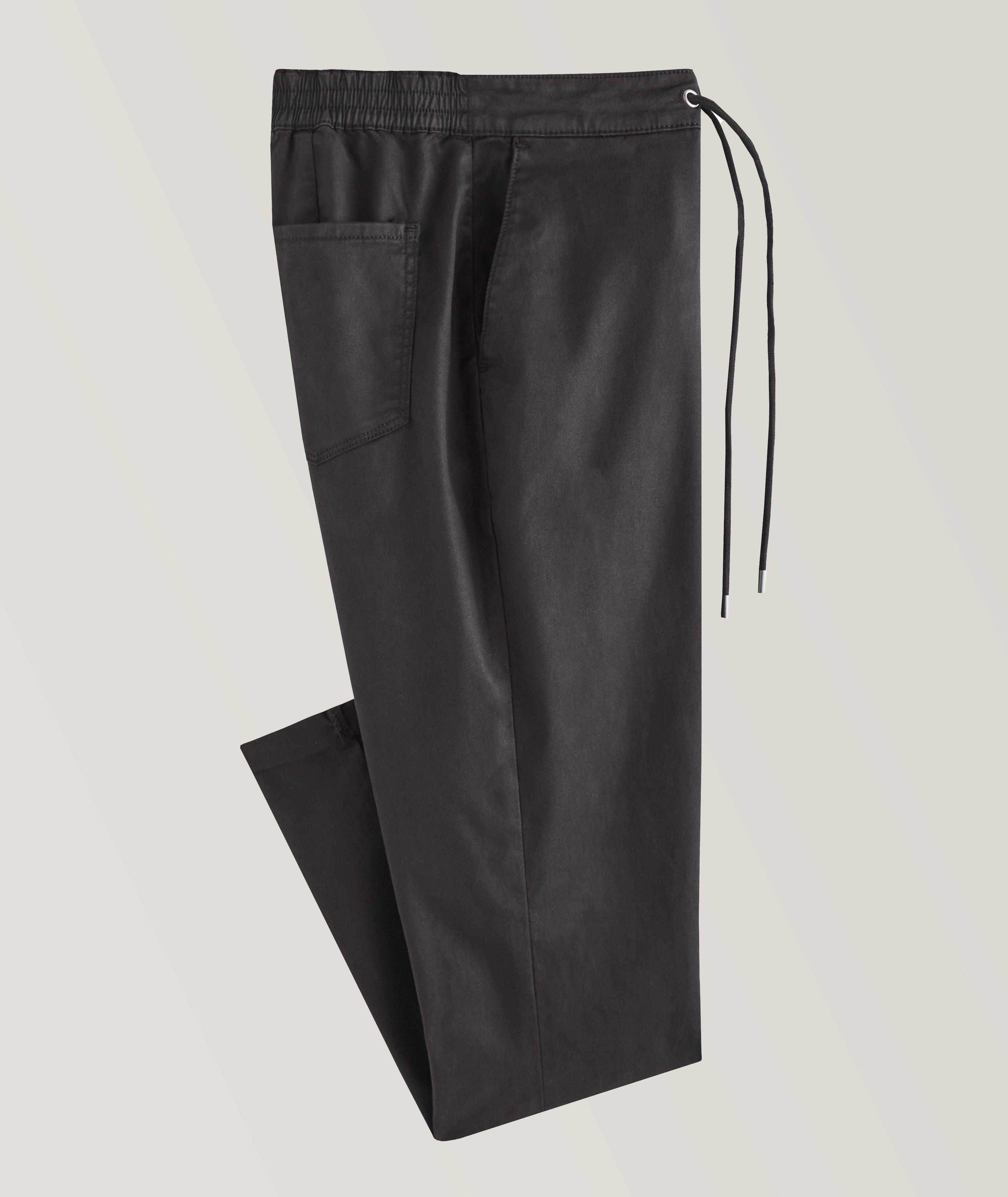 PAIGE Fraser Stretch-Cotton Blend Drawstring Pants, Pants