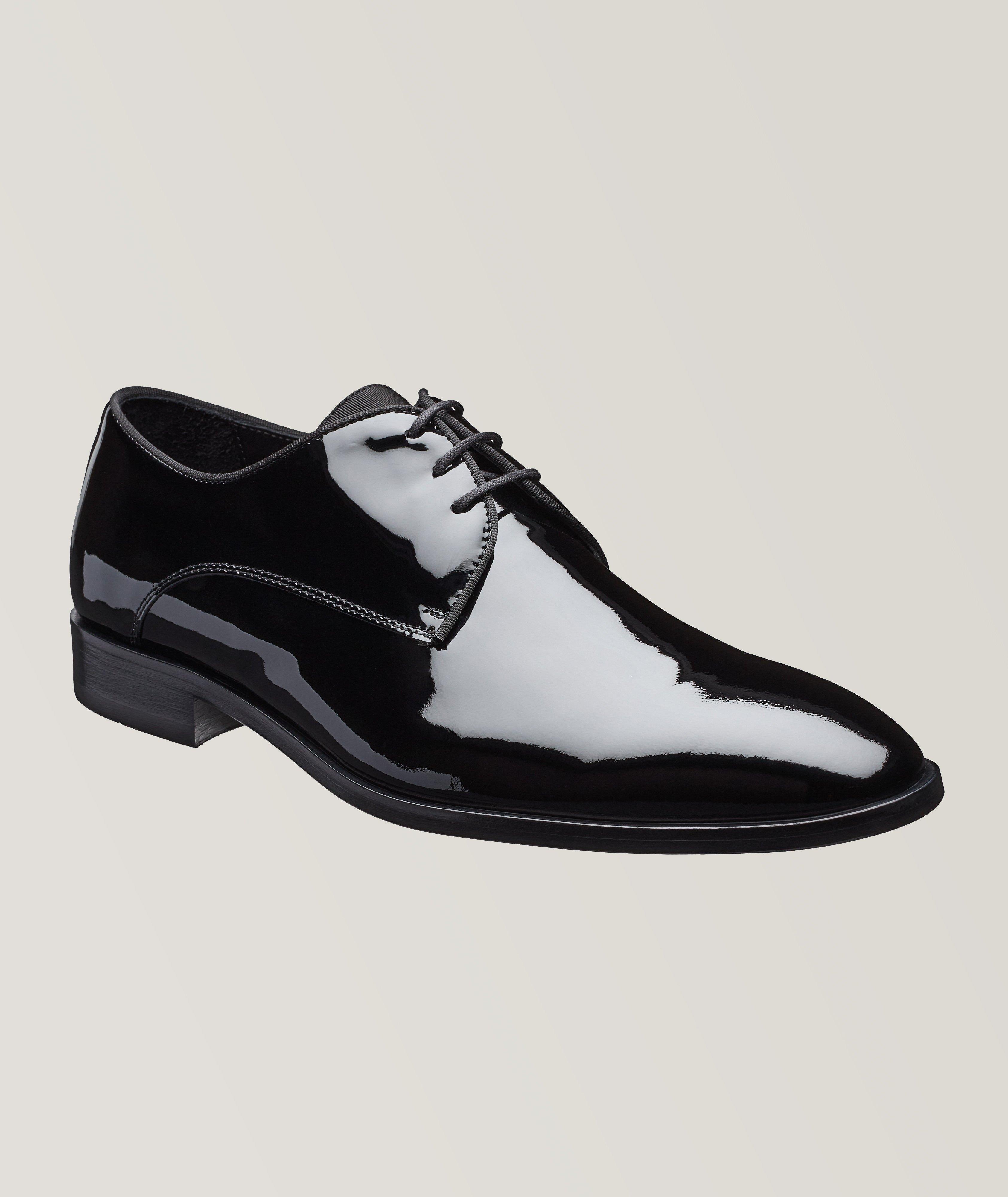 Shiny patent 2025 leather shoes