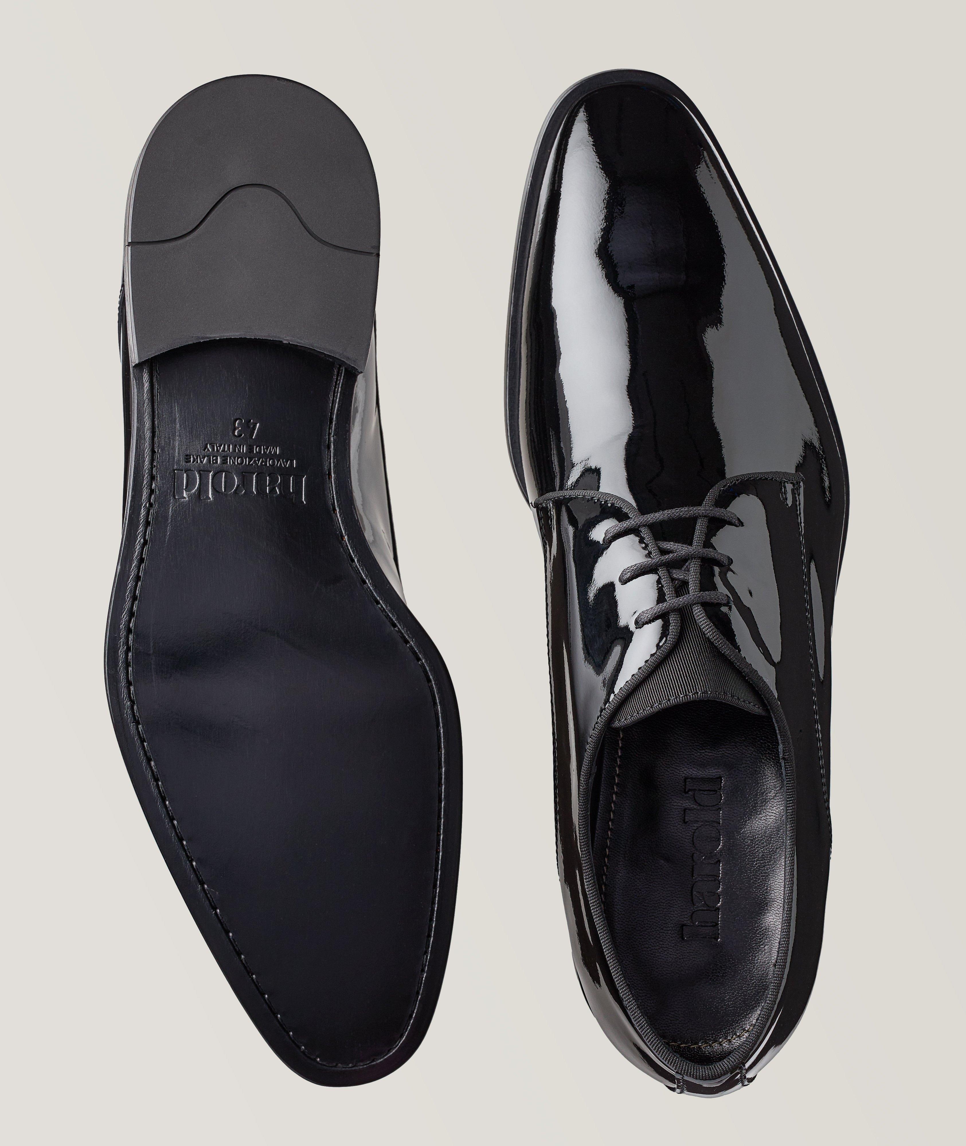 Patent leather mens hot sale dress shoes